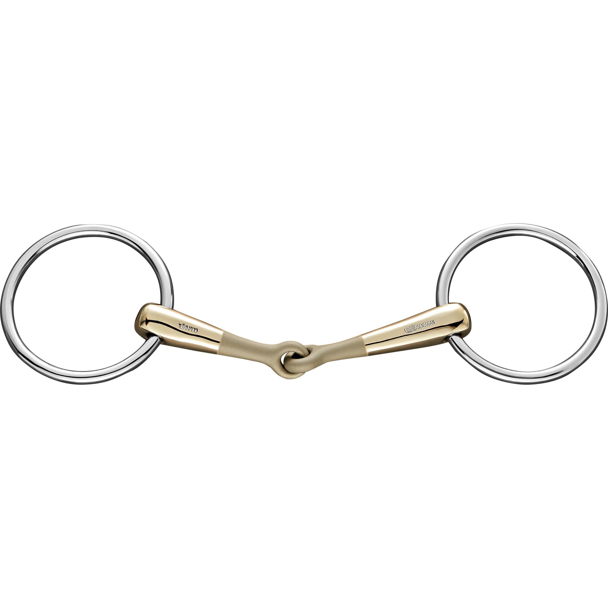 TURNADO Wassertrense Sensogan 16mm mit 70mm  Edelstahl Ringen  | 4058778 - Reitstiefel Kandel - Dein Reitshop