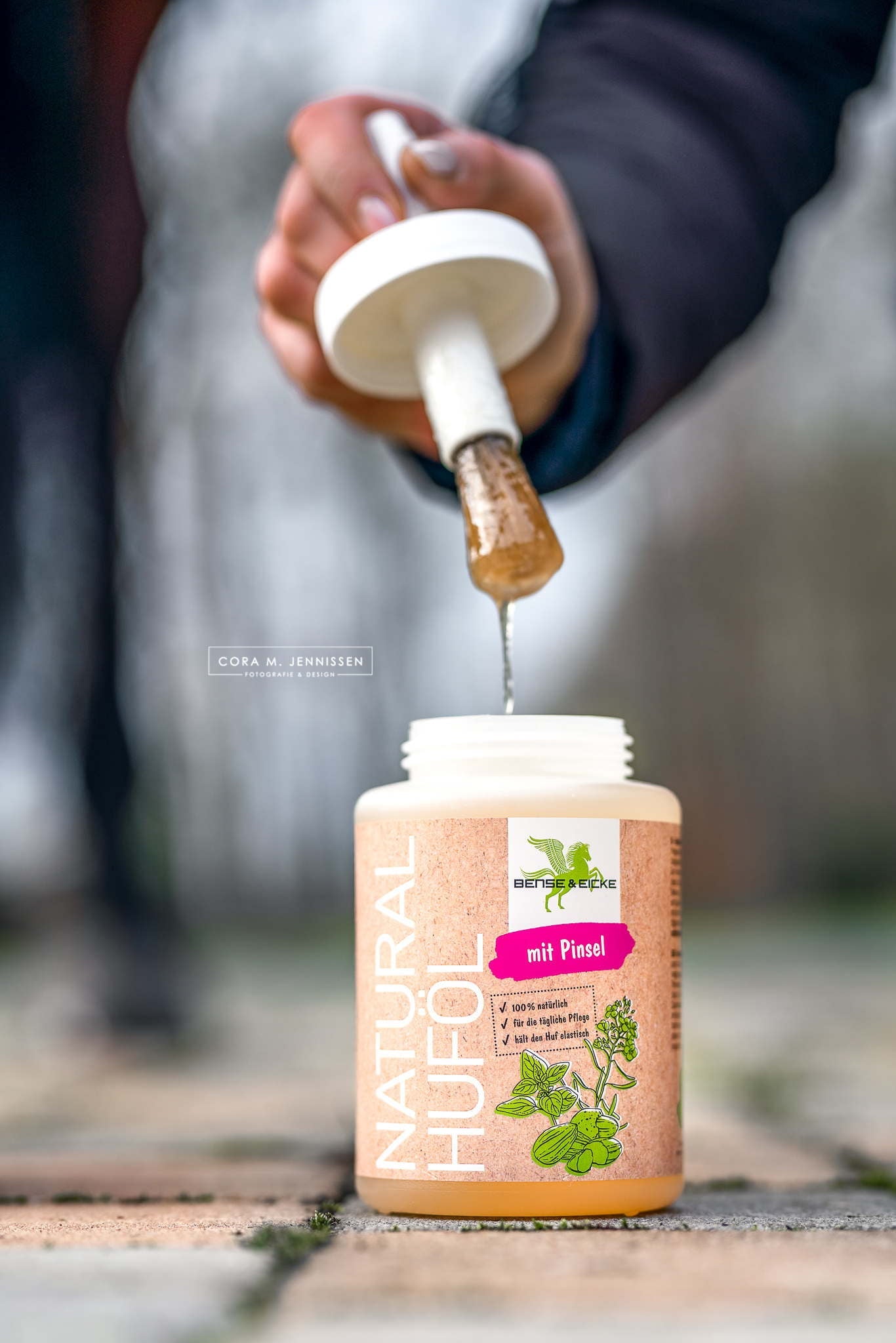 Natural Huföl mit Pinsel - Reitstiefel Kandel - Dein Reitshop