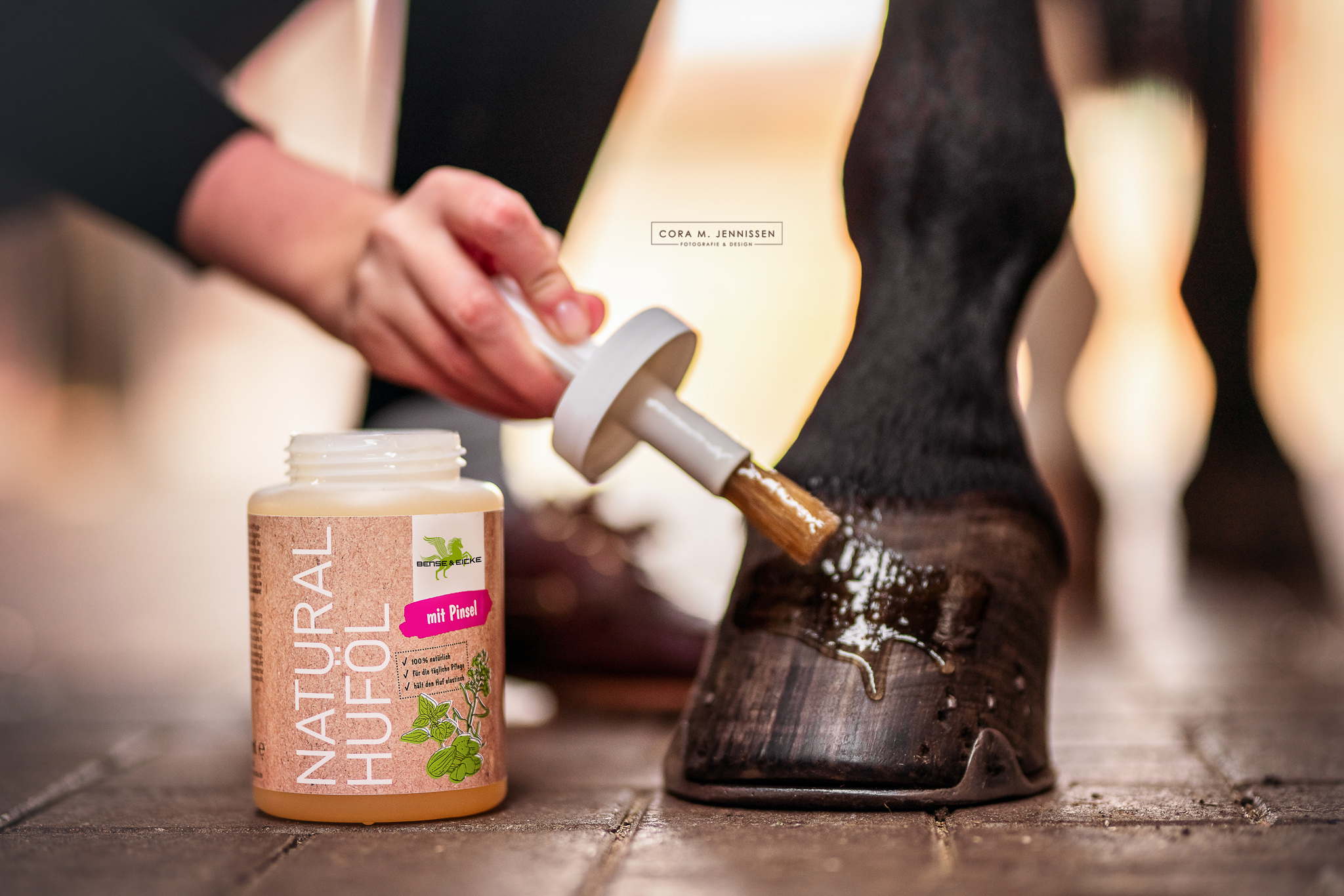 Natural Huföl mit Pinsel - Reitstiefel Kandel - Dein Reitshop