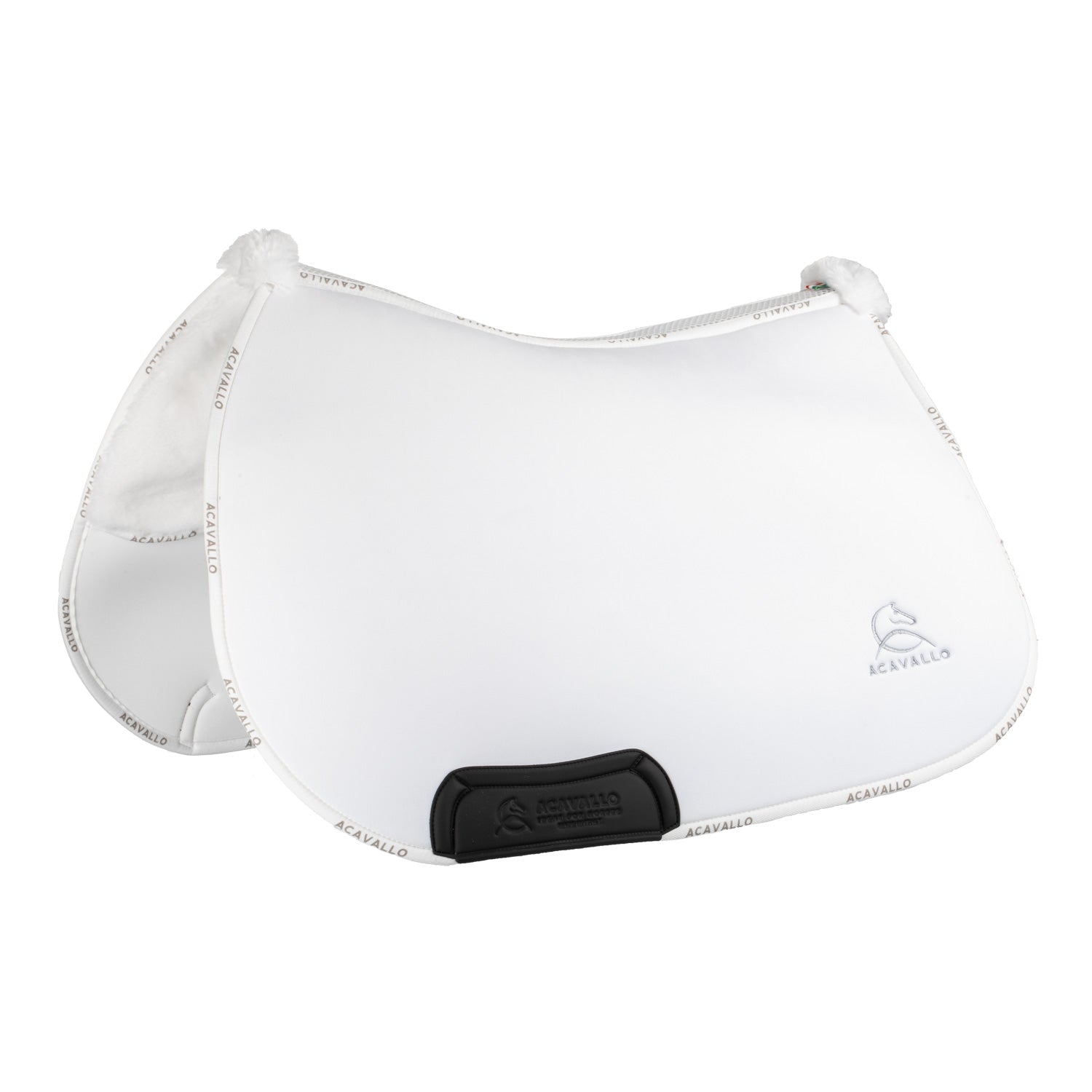 Schabracke Saddle pad JS CW-3DS louvre shaped internal faux sheepskin AC890 - Reitstiefel Kandel - Dein Reitshop