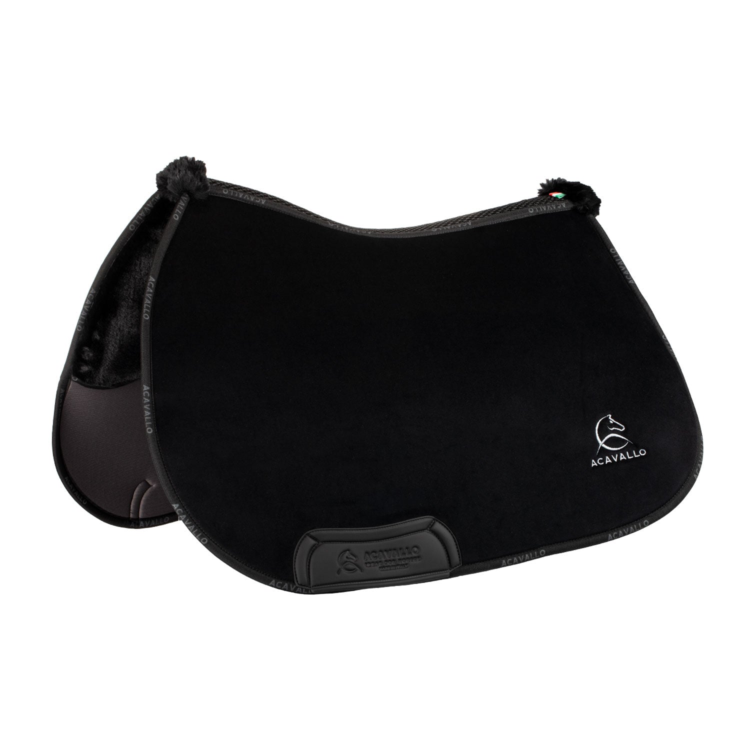 Schabracke Saddle pad JS CW-3DS louvre shaped internal faux sheepskin AC890 - Reitstiefel Kandel - Dein Reitshop