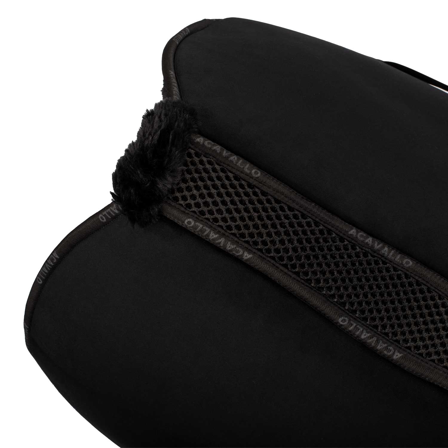 Schabracke Saddle pad JS CW-3DS louvre shaped internal faux sheepskin AC890 - Reitstiefel Kandel - Dein Reitshop