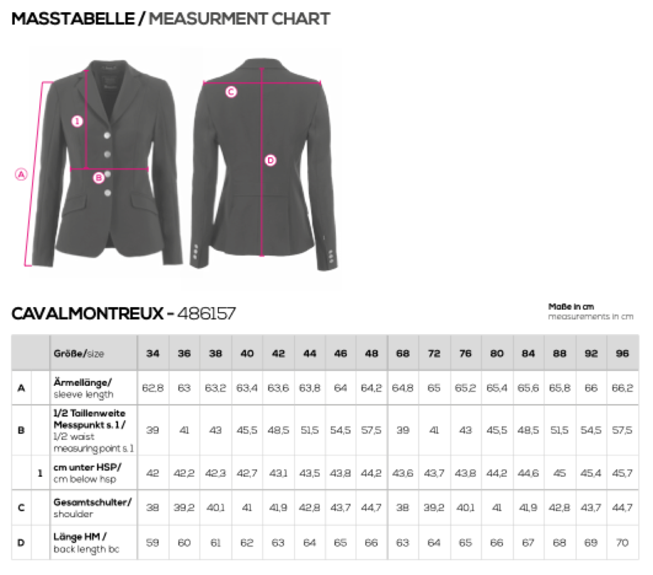 Turnier Sakko CAVALMONTREUX Konfigurator - Reitstiefel Kandel - Dein Reitshop