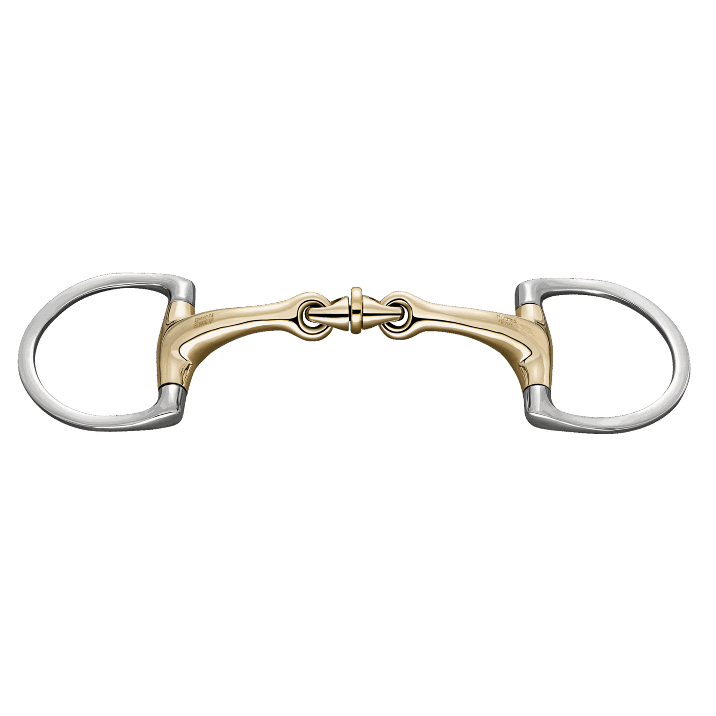 DYNAMIC RS WH ULTRA Gebiss 14mm Doppelt Gebrochen Sensogan mit Ringen  | 4042778 - Reitstiefel Kandel - Dein Reitshop