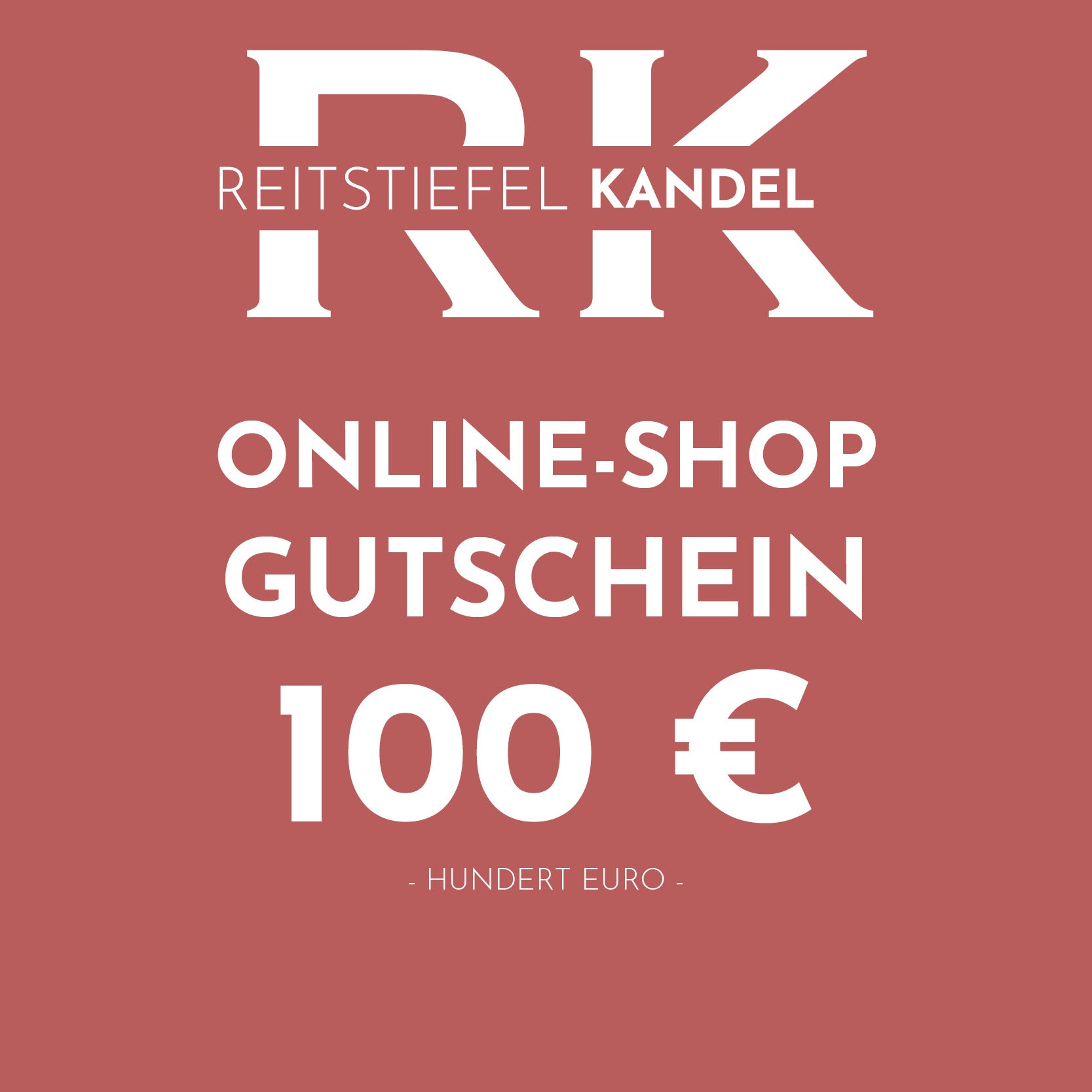 Online-Shop Gutschein - Reitstiefel Kandel