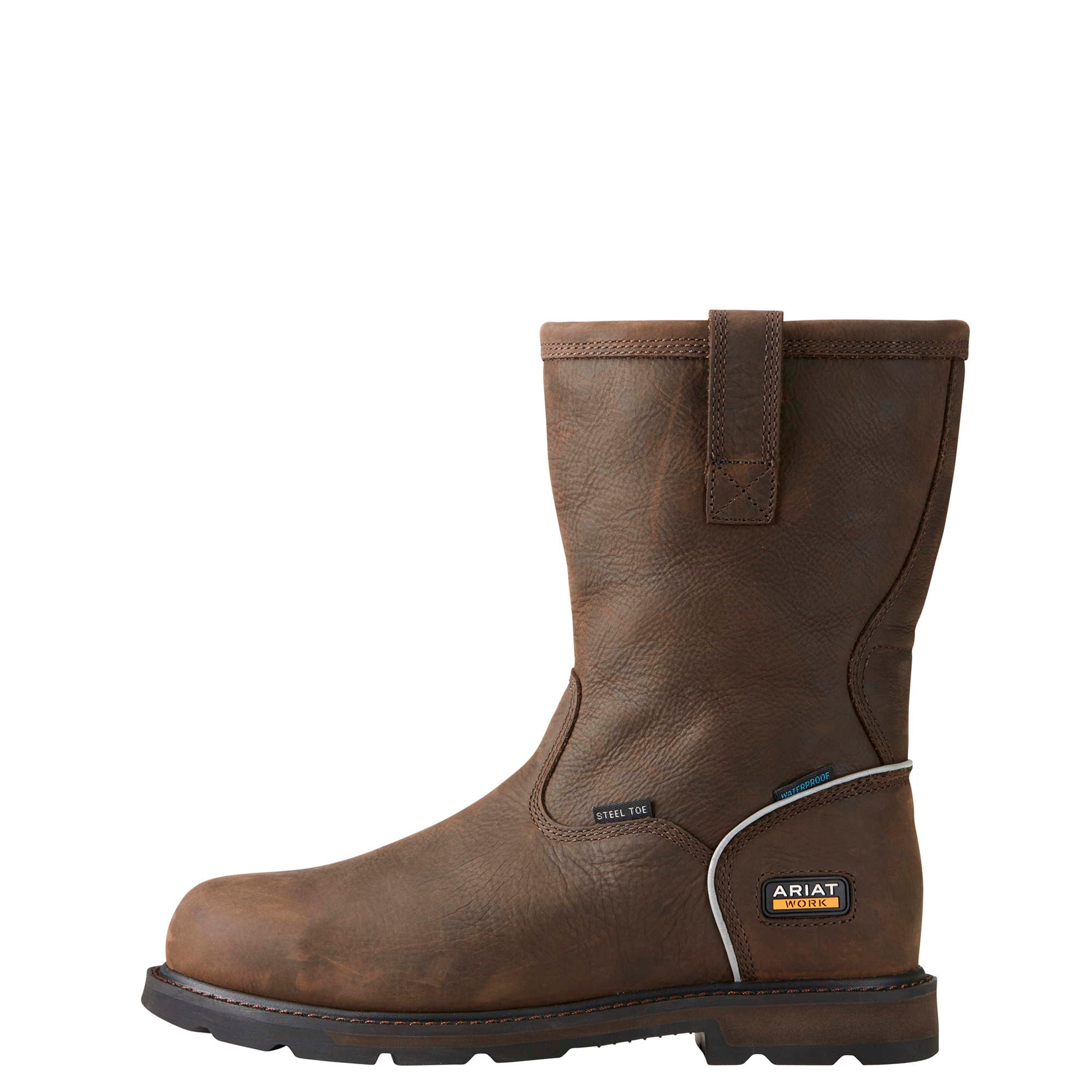 MNS Groundbreaker H2O Waterproof Steel Toe Work Brown Brown