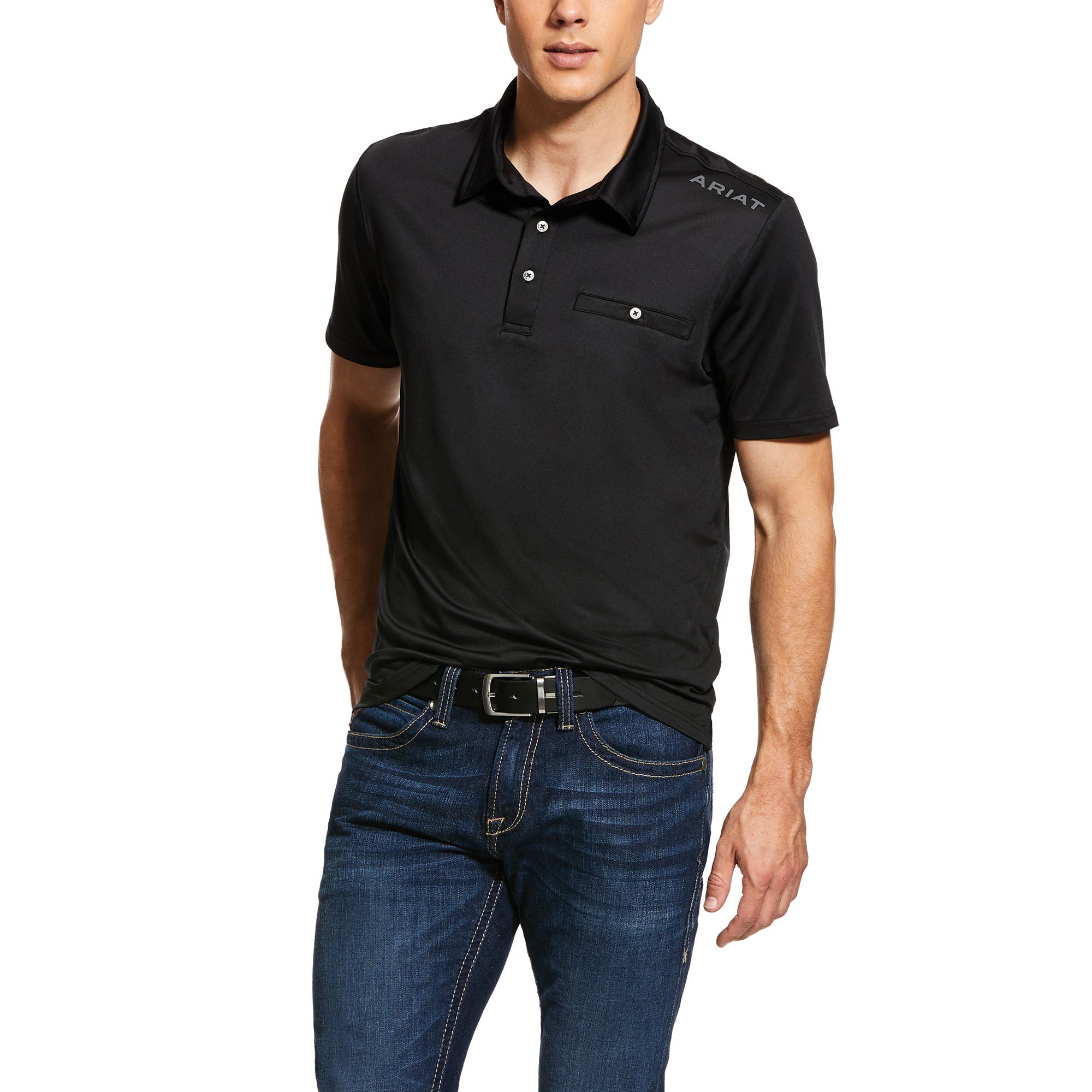 Kurzarm Shirt MNS Norco Polo black | 10030350