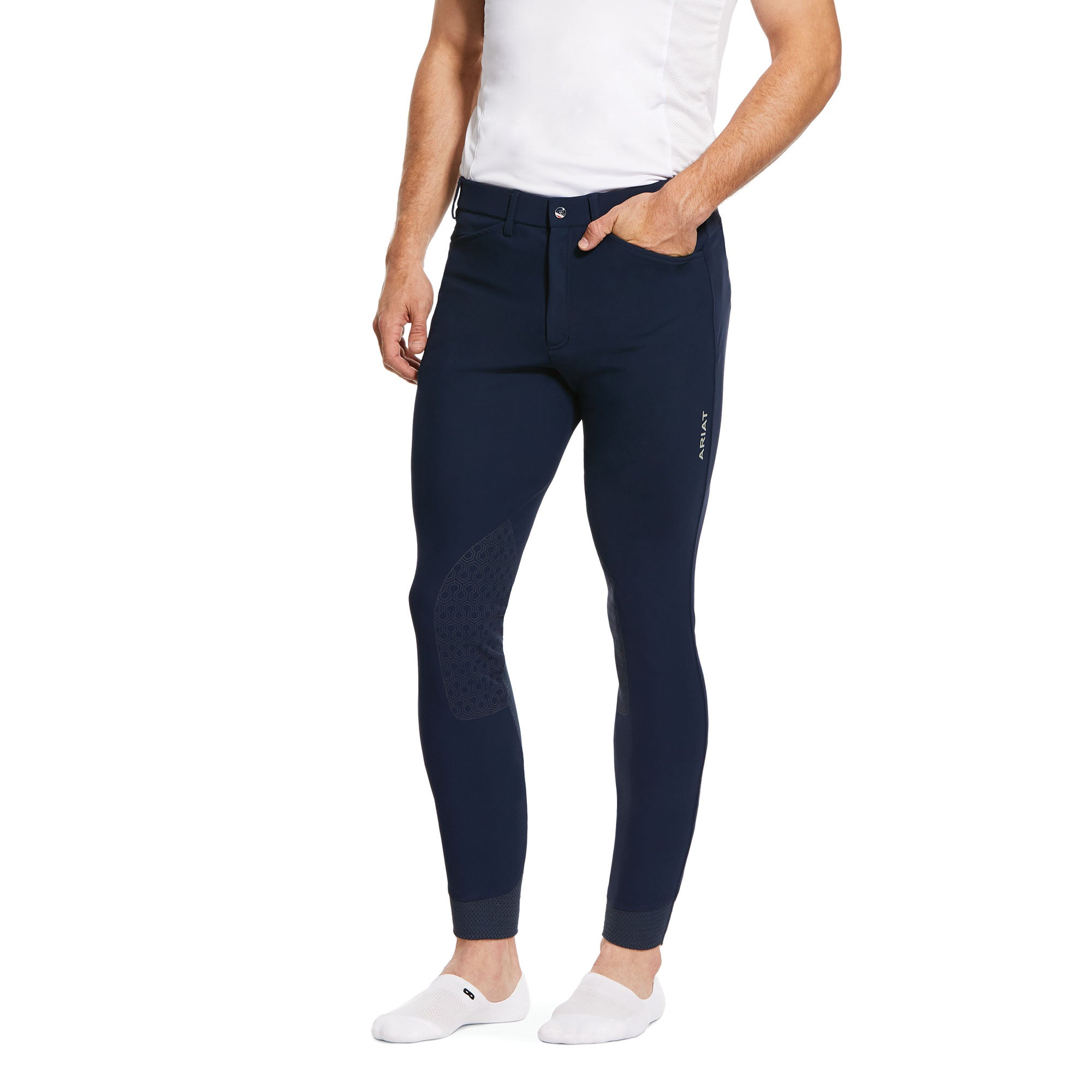 Grip breeches MNS Tri Factor Grip Knee Patch Breech navy | 10030540