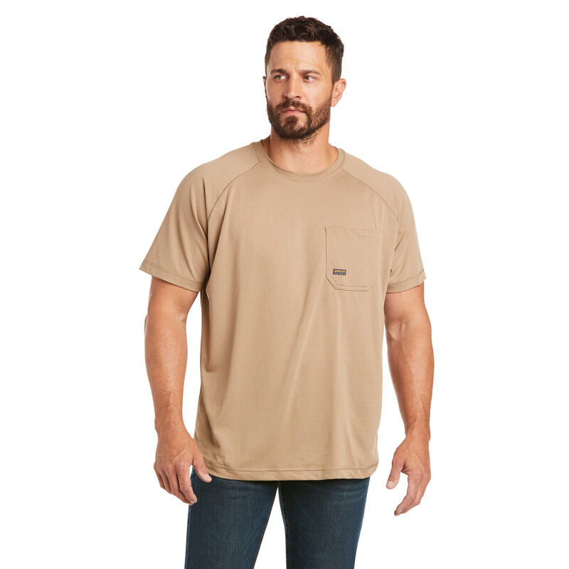 Kurzarm Shirt MNS Rebar Heat Fighter T-Shirt khaki | 10031036