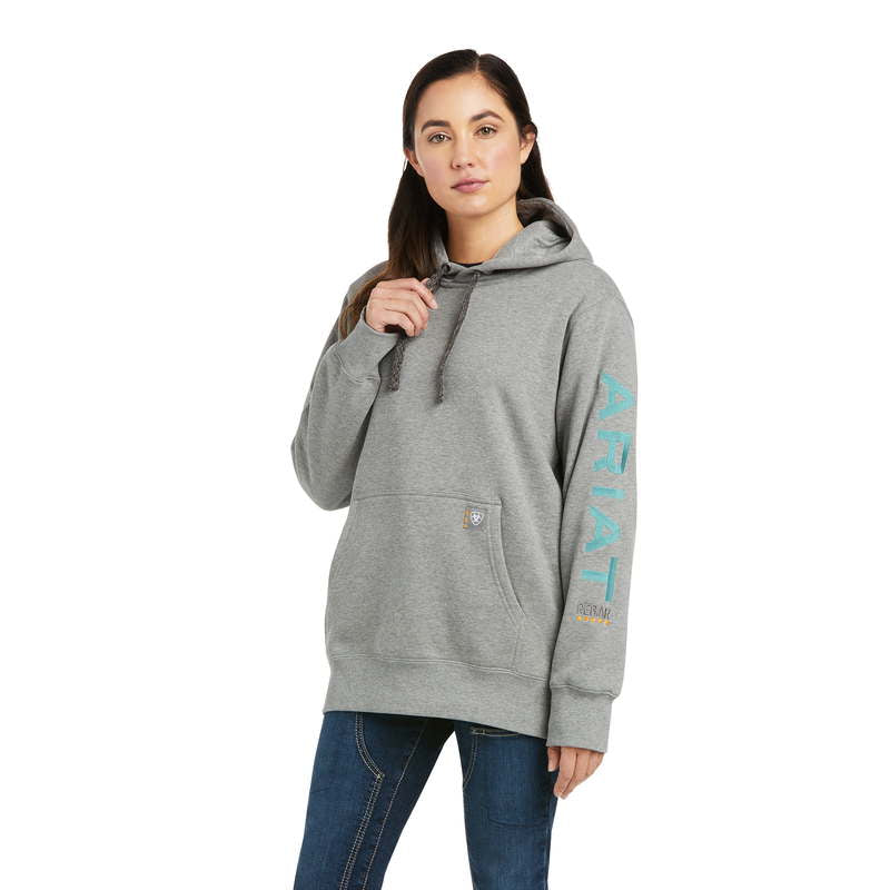 Hoodie WMS Rebar Graphic Hoodie Heather Gray | 10037619