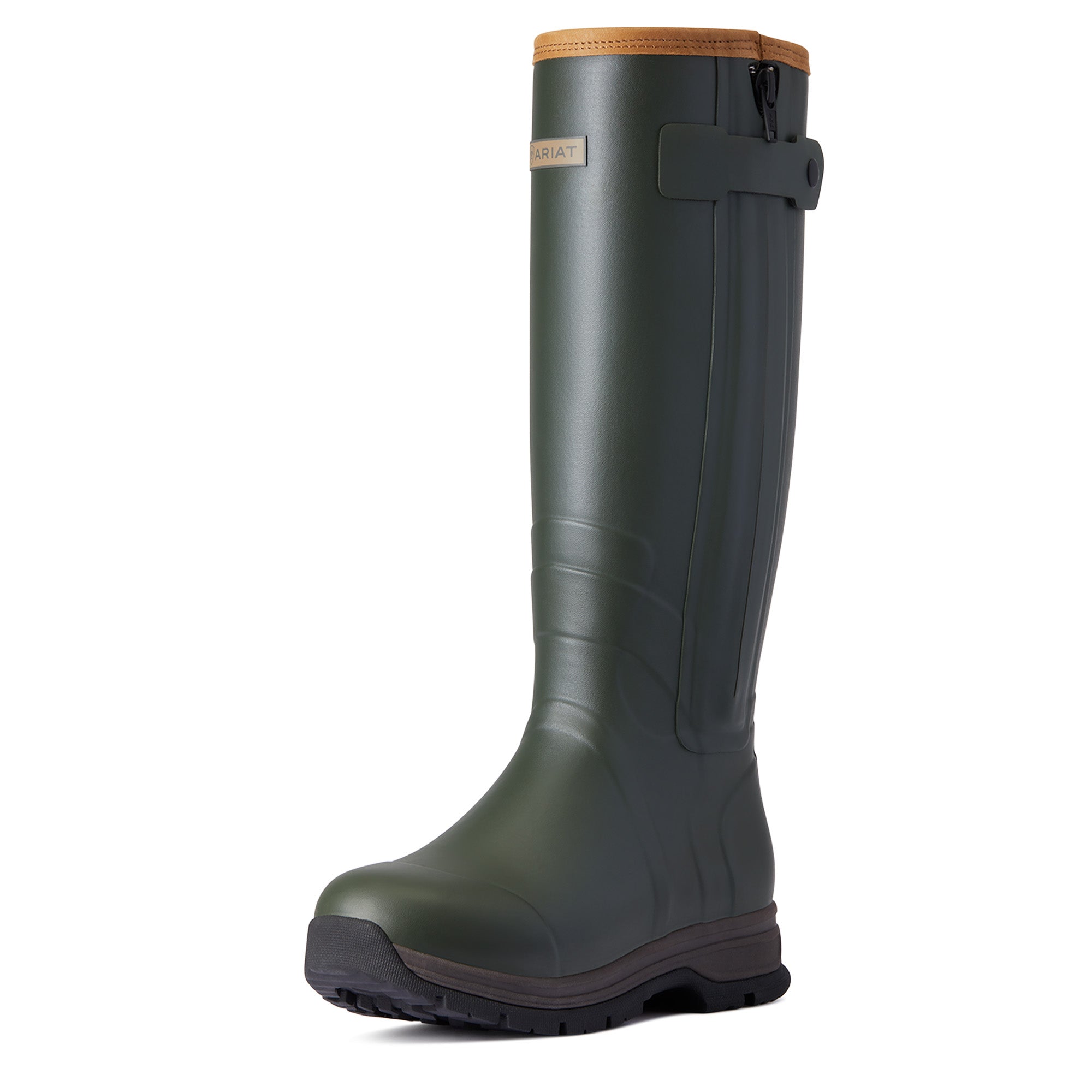 Bottes en caoutchouc d'hiver WMS Burford Isulated Zip Rubber Boot Olive | 10038503