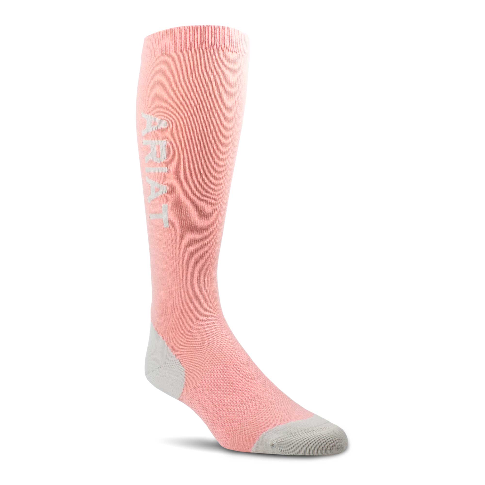 Western Stiefel ADT AriatTEK Performance Socks peach blossom/grey | 10040222