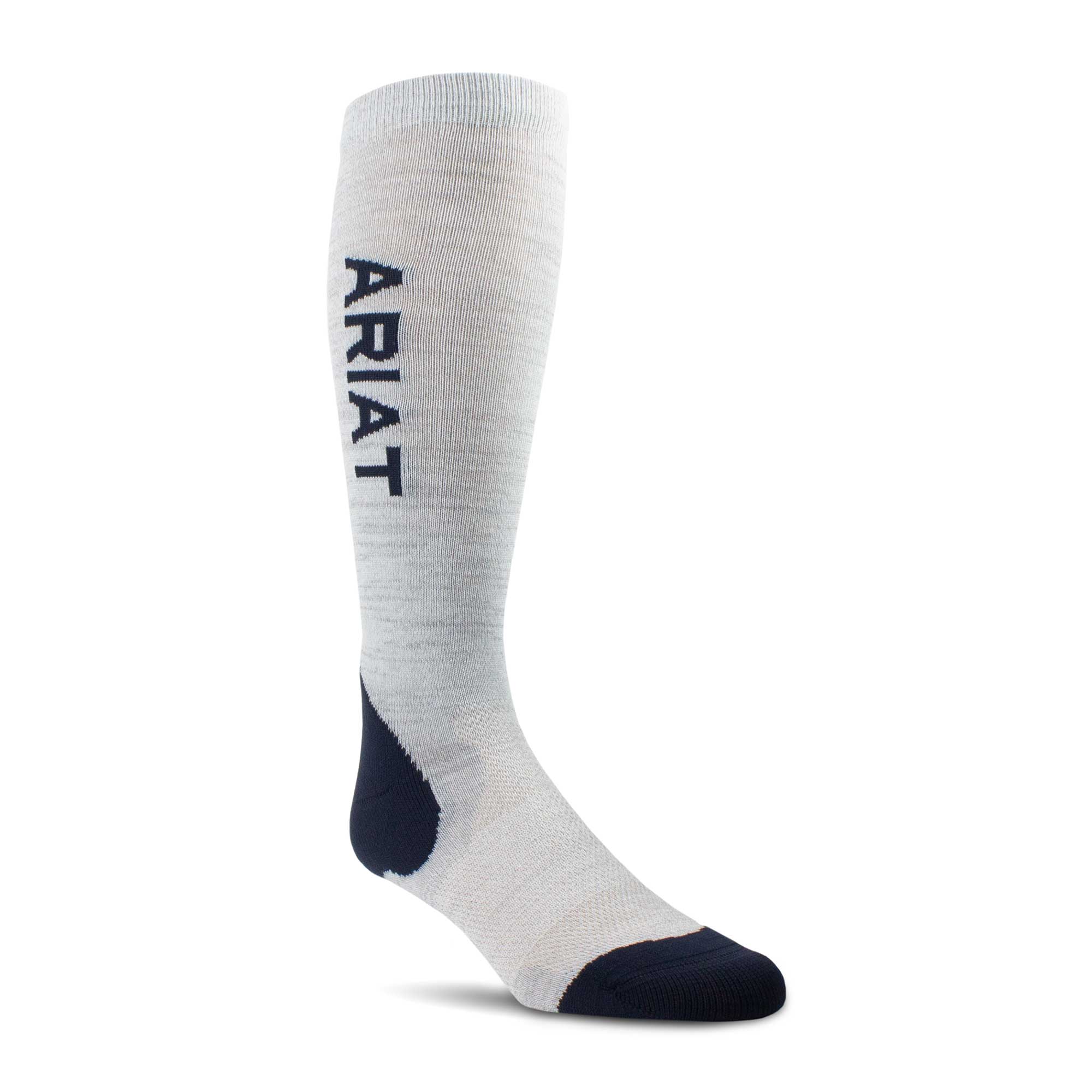 Western Stiefel ADT AriatTEK Performance Socks heather grey/navy | 10040223