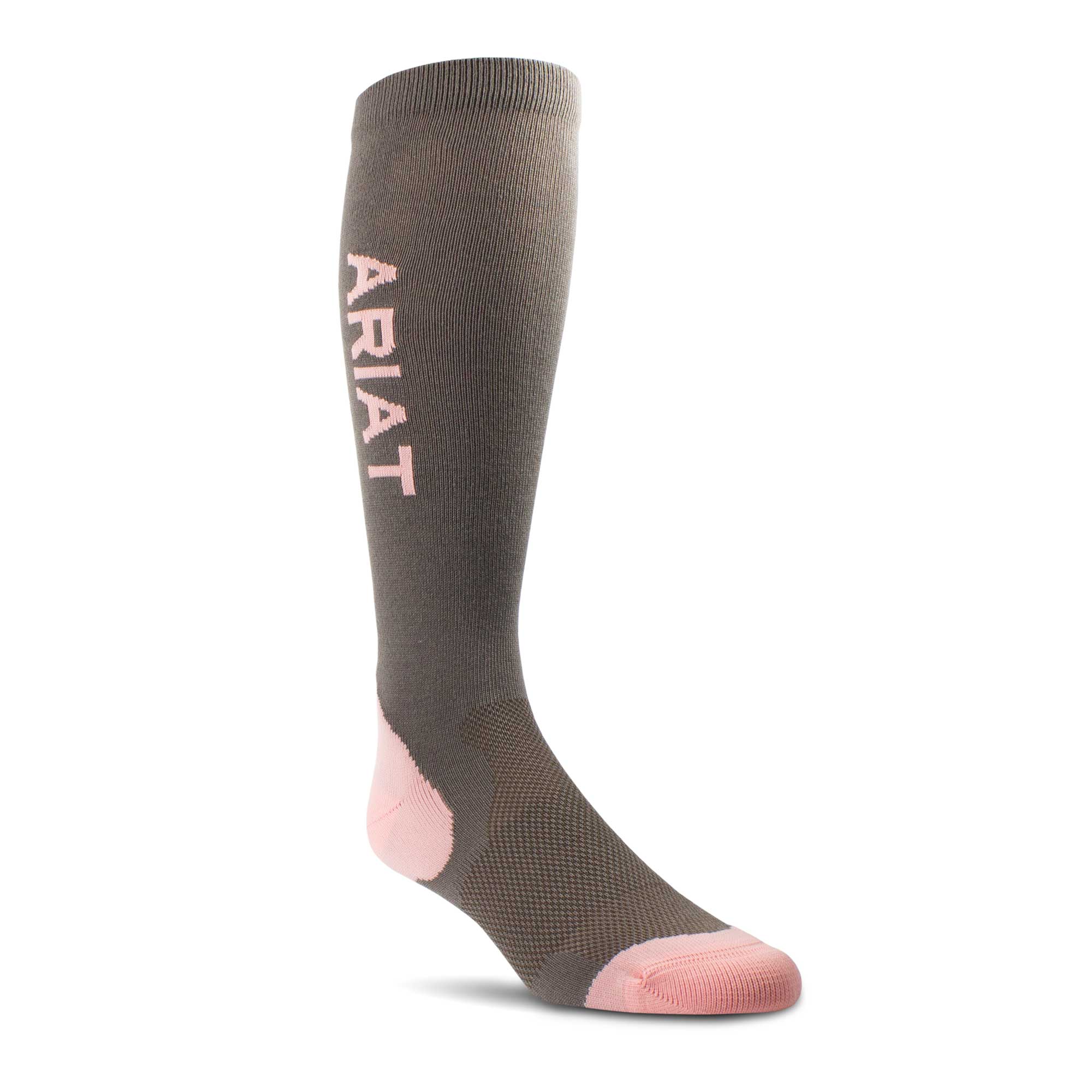 Western Stiefel ADT AriatTEK Performance Socks iron/quartz pink | 10040224