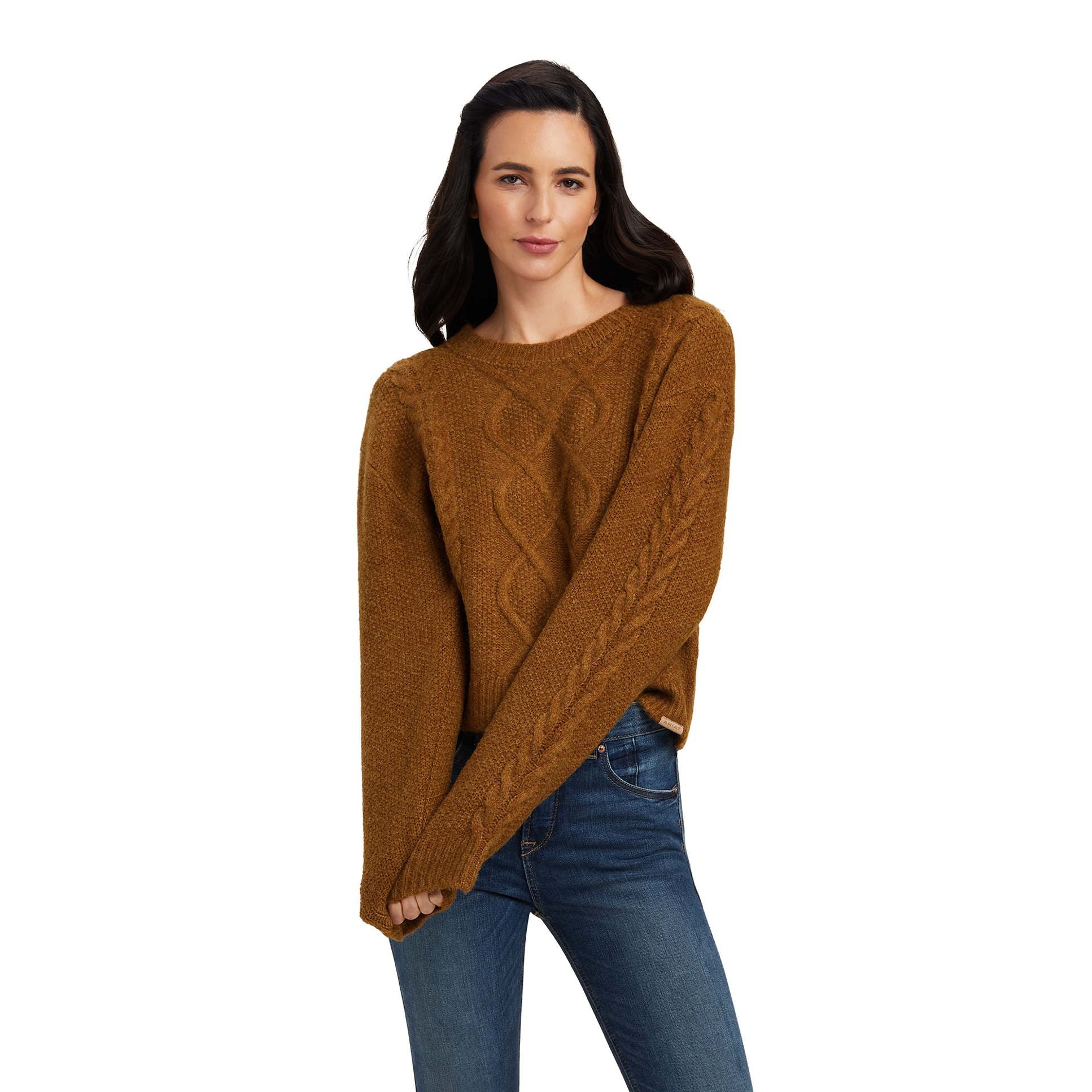 Sweater WMS Winter Quarter Sweater chestnut | 10041318
