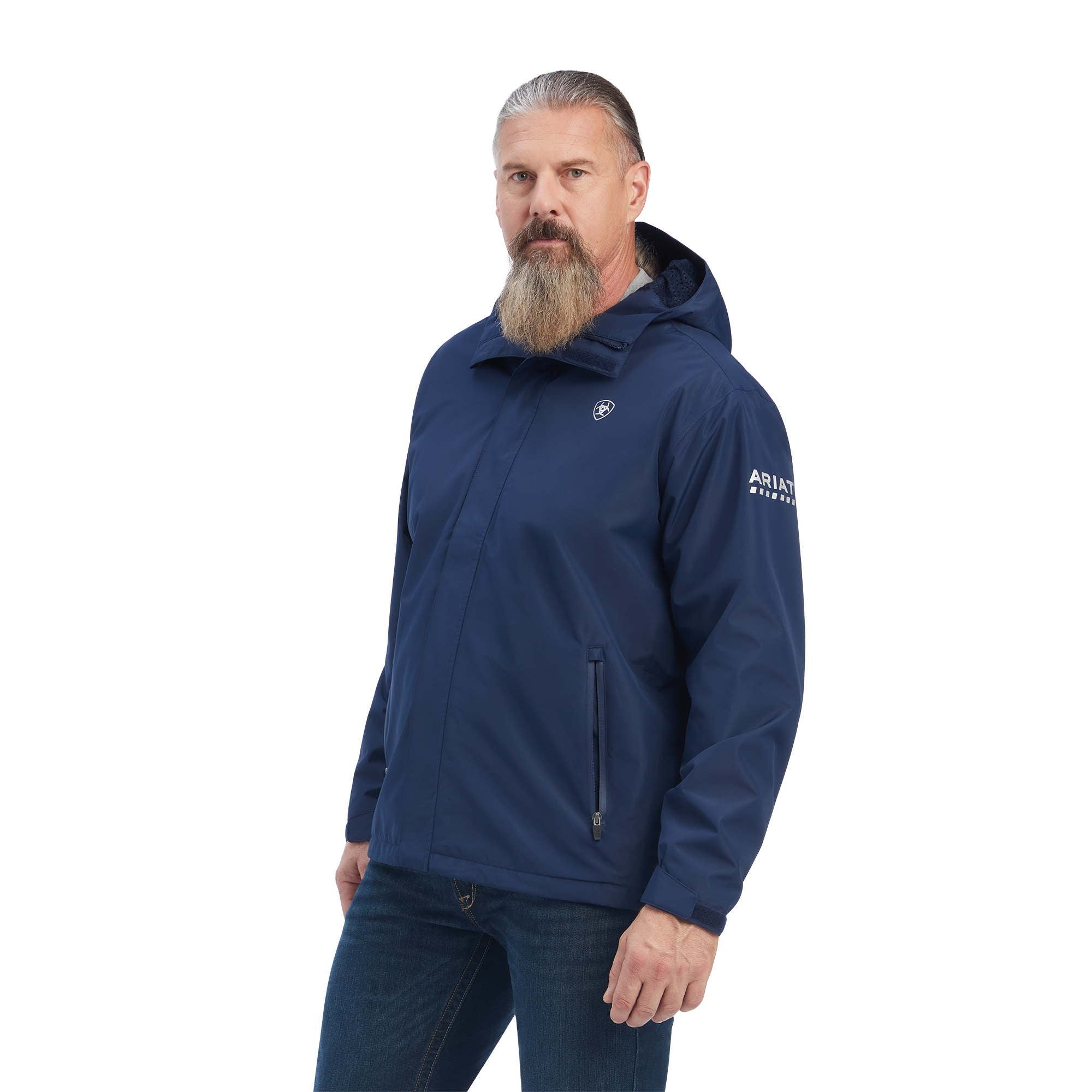 Chaqueta MNS Rebar Stormshell Chaqueta impermeable azul marino | 10041405