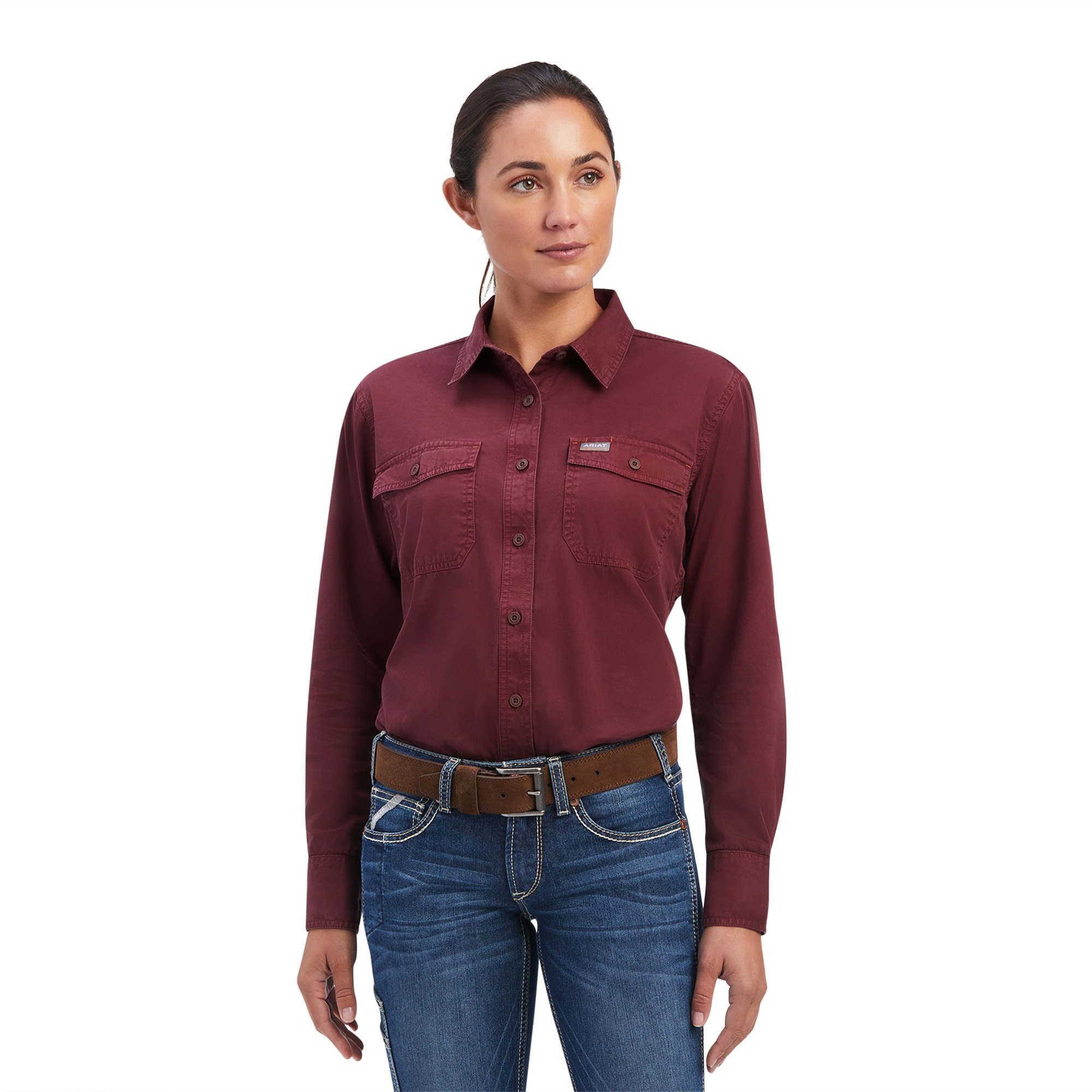 Kurzarm Shirt WMS Rebar Washed Twill   Work Shirt port | 10041433