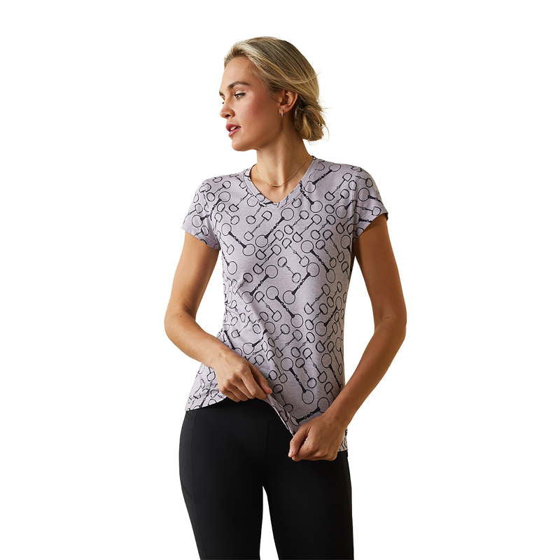 Kurzarm Shirt WMS Snaffle T-Shirt lavender heather | 10043352