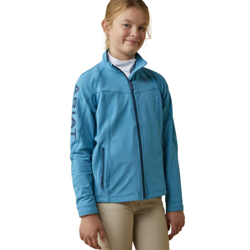 Jas yth agile softshell jas mozaïek blauw | 10043445