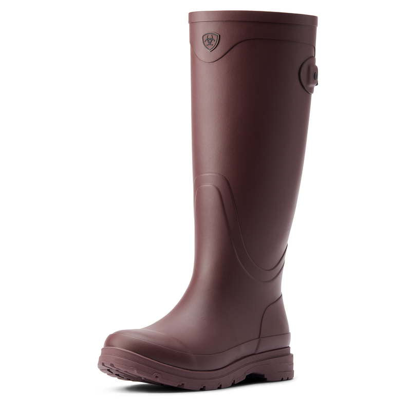 Botas de goma WMS Kelmarsh Boot de goma Maroon | 10044474