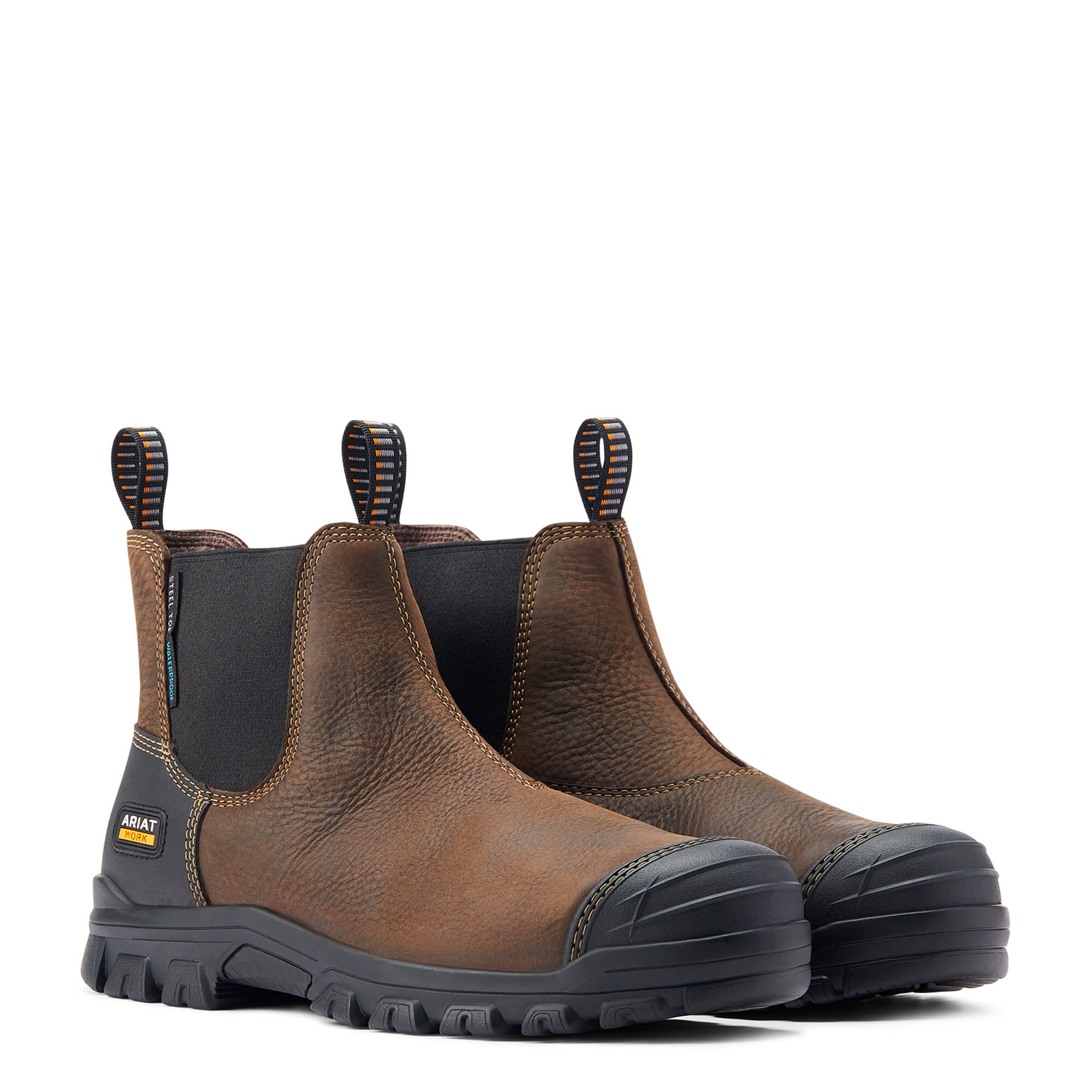 Stiefeltte MNS Treadfast Chelsea Waterproof  Steel Toe Work Boot dark brown | 10044475