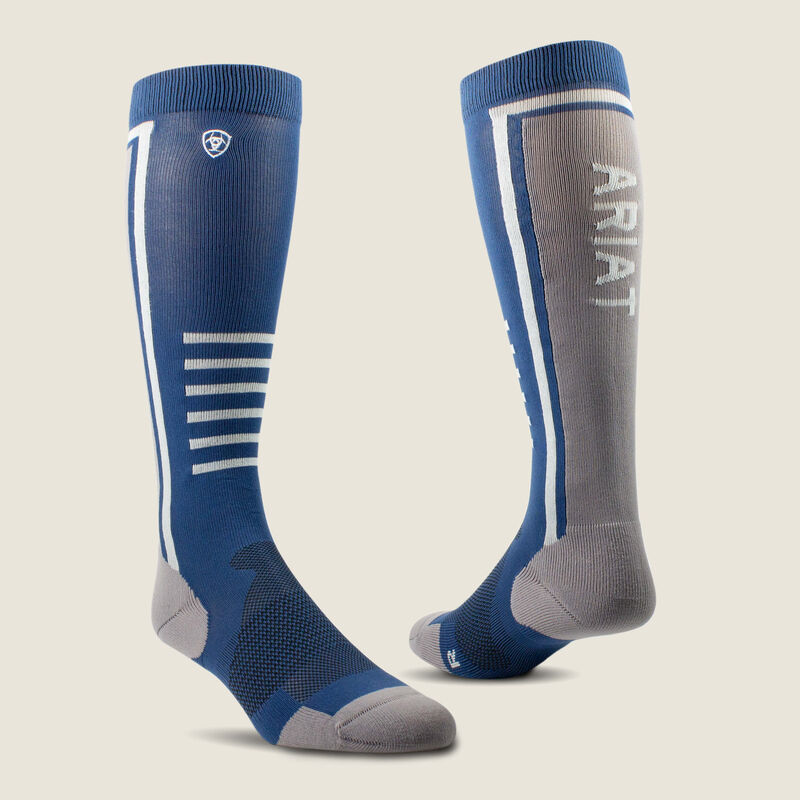Socken ADT AriatTEK Slimline Performance Socks denim/zinc | 10050850