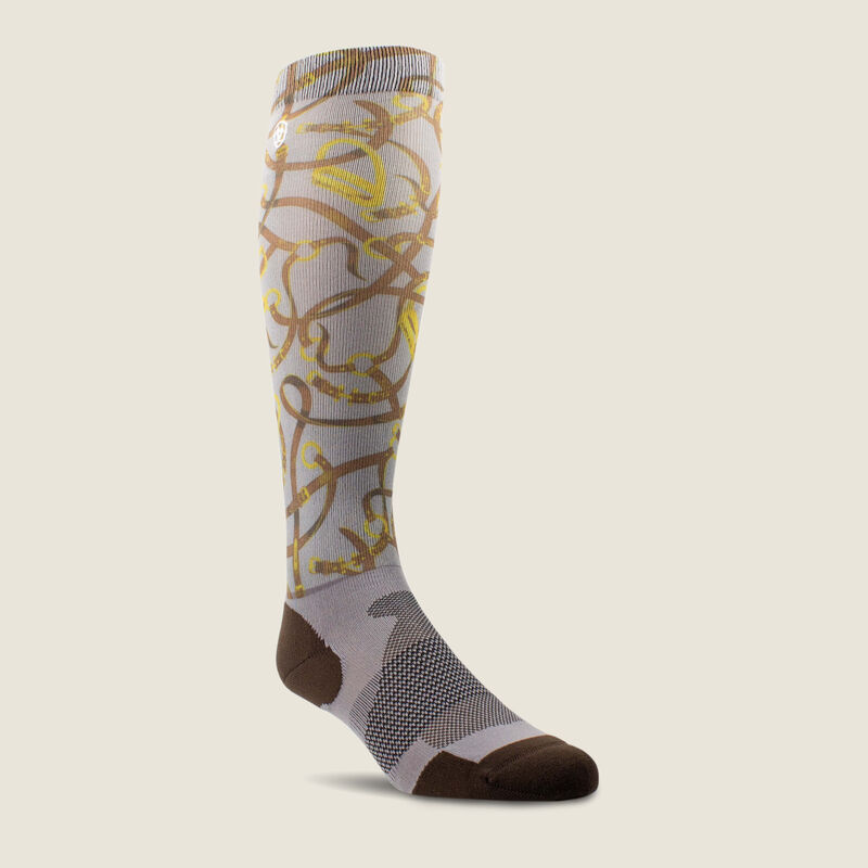 Socken WMS AriatTEK Slim Printed Socks zinc bridle | 10050855