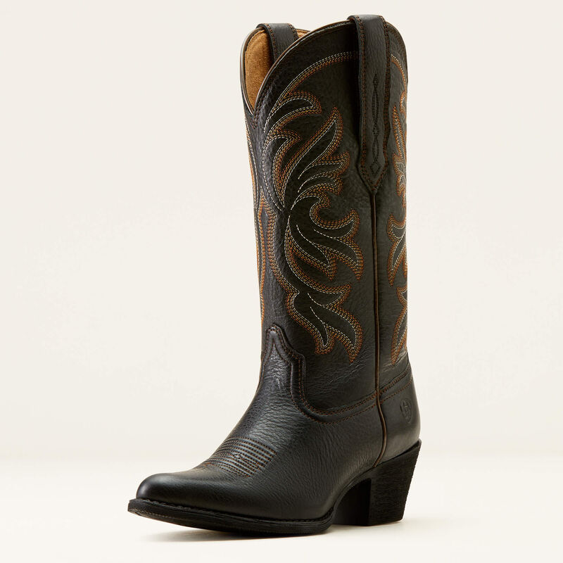 Western Stiefel WMS Heritage J Toe Stretchfit Western Boot black deertan | 10051050