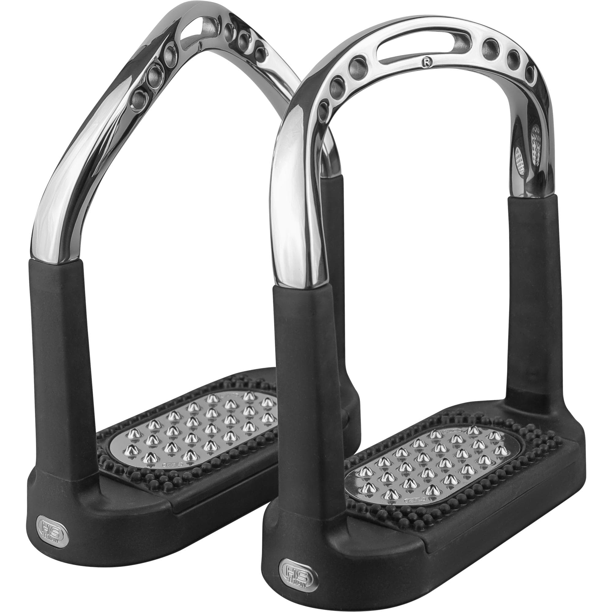 Flexcite grip stirrup stainless steel with metal inserts 12cm | 4428955