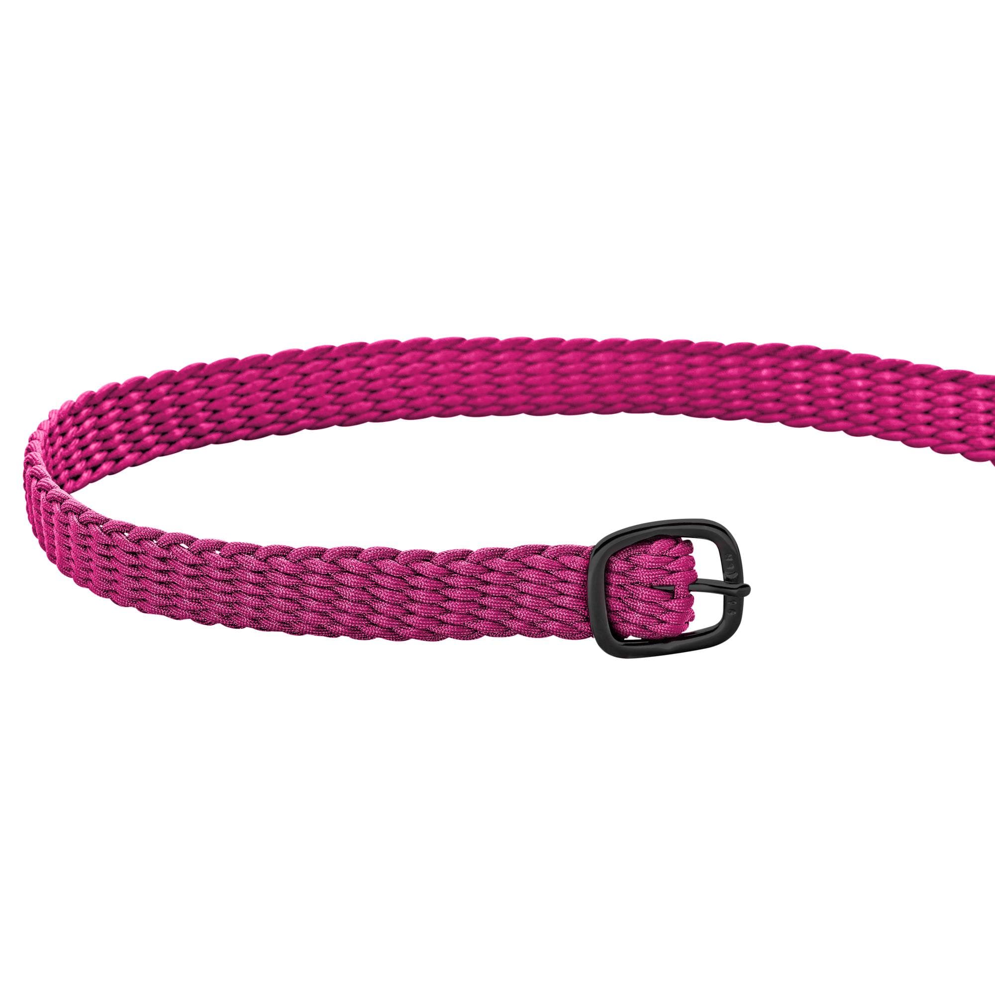 Sporen riemperlonpink45cm, schn alle roestvrij staal /zwart | 49189B1