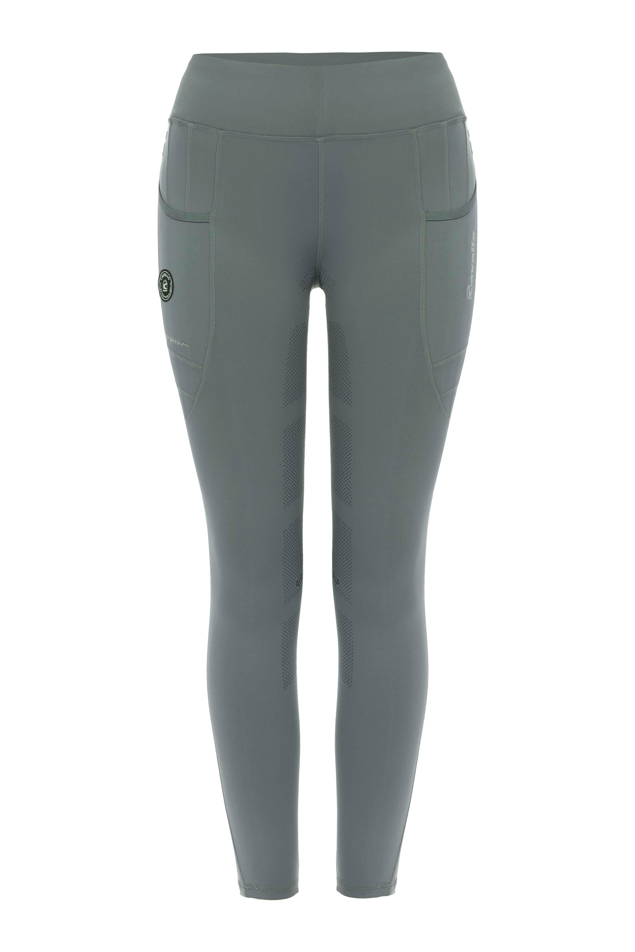 Reitleggings LIN GRIP Fullgrip dusty mint / 32