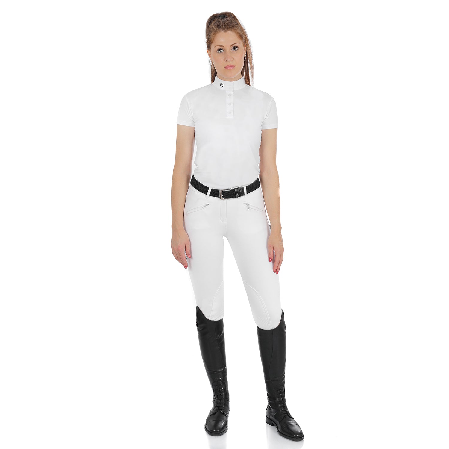 Reithose Demetra Model Woman Breeches In Stretch Cotton