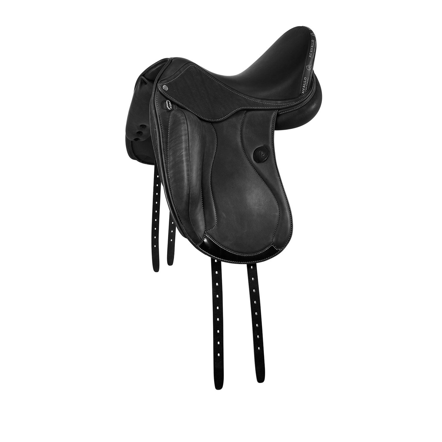 Dressage saddle Mantegna Dressage Tilted Cantle Saddle Long Blocks