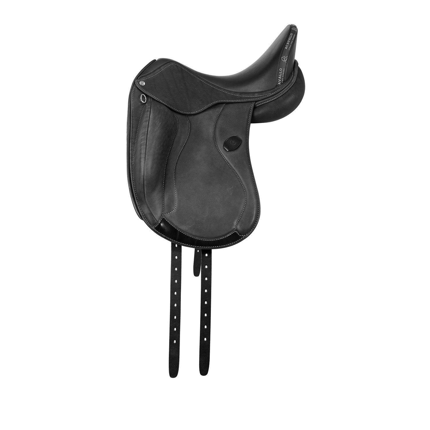 Dressage saddle Mantegna Dressage Tilted Cantle Saddle Long Blocks