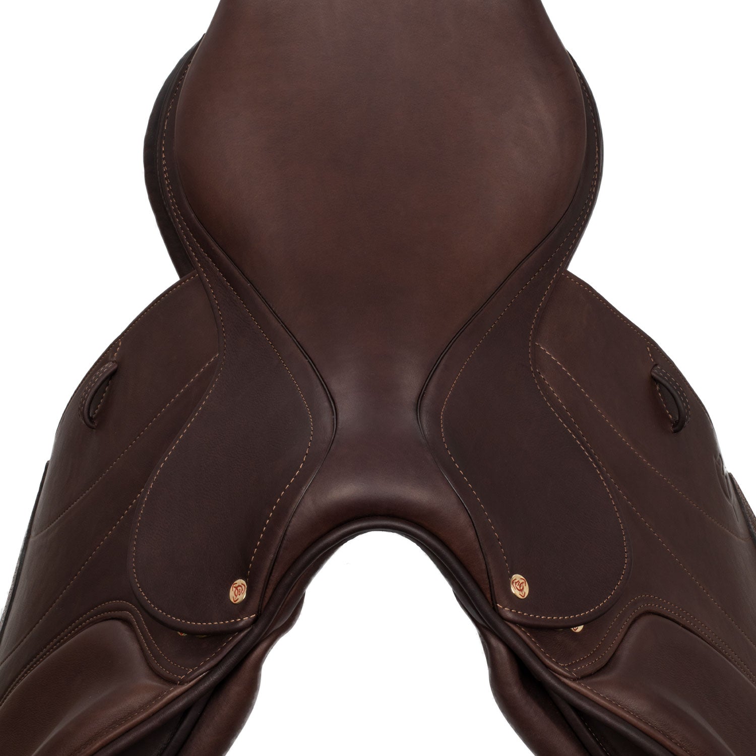 Springsattel Roma Jumping Saddle Wooden Tree Hammed Leather AC9182S