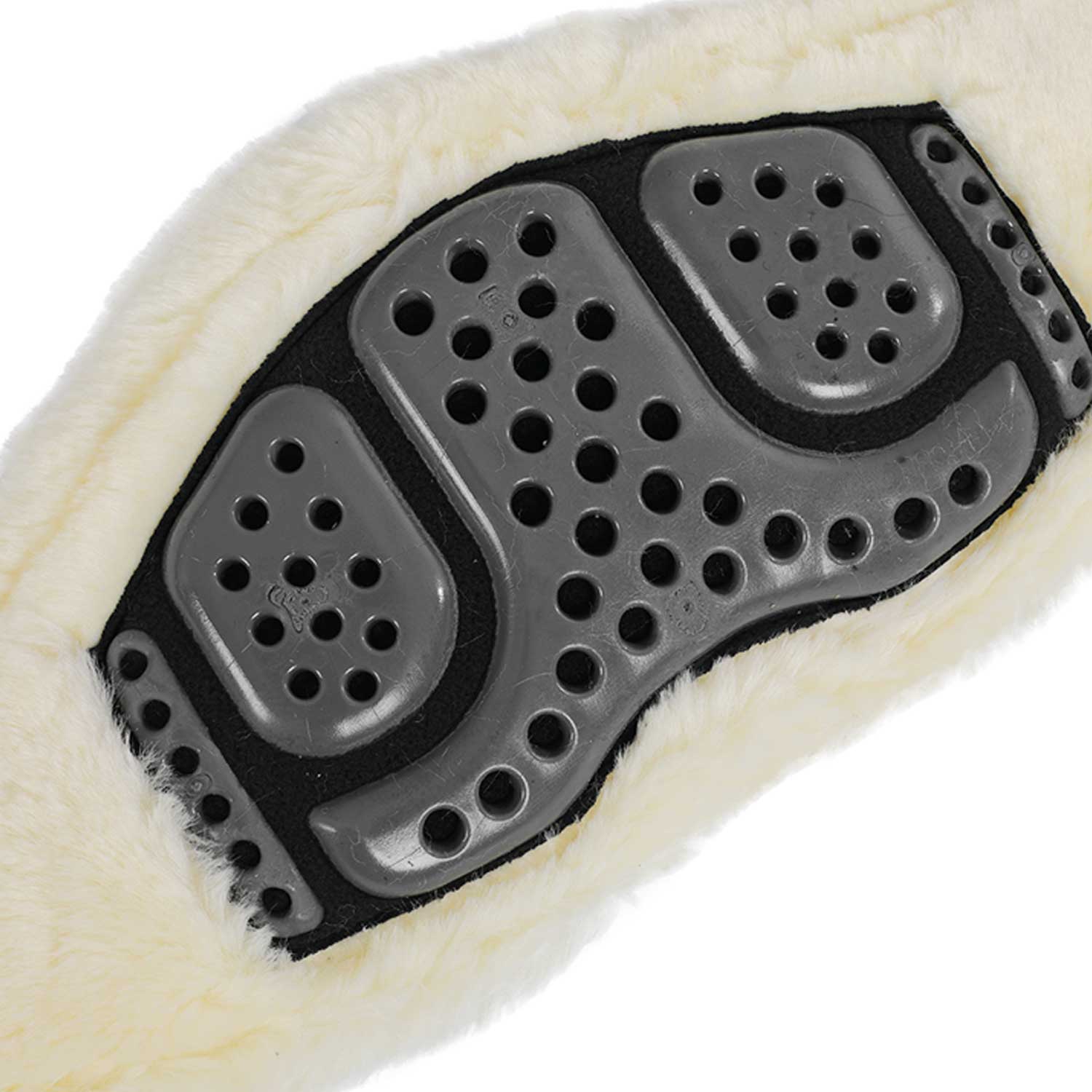 Sattelgurt Jumping girth Classic gel PVC detachable faux sheepskin AC565