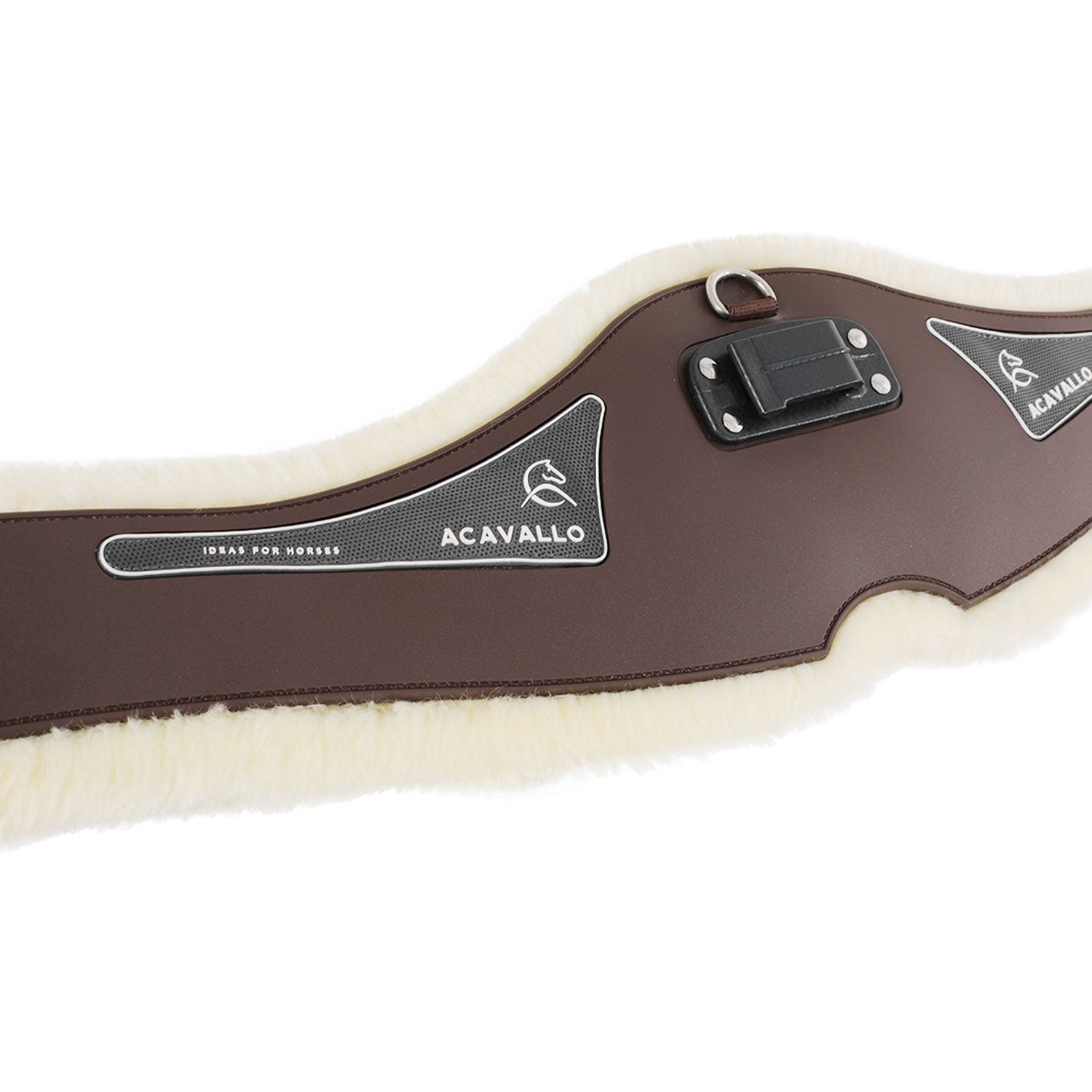 Sattelgurt Jumping girth Classic gel PVC detachable faux sheepskin AC565