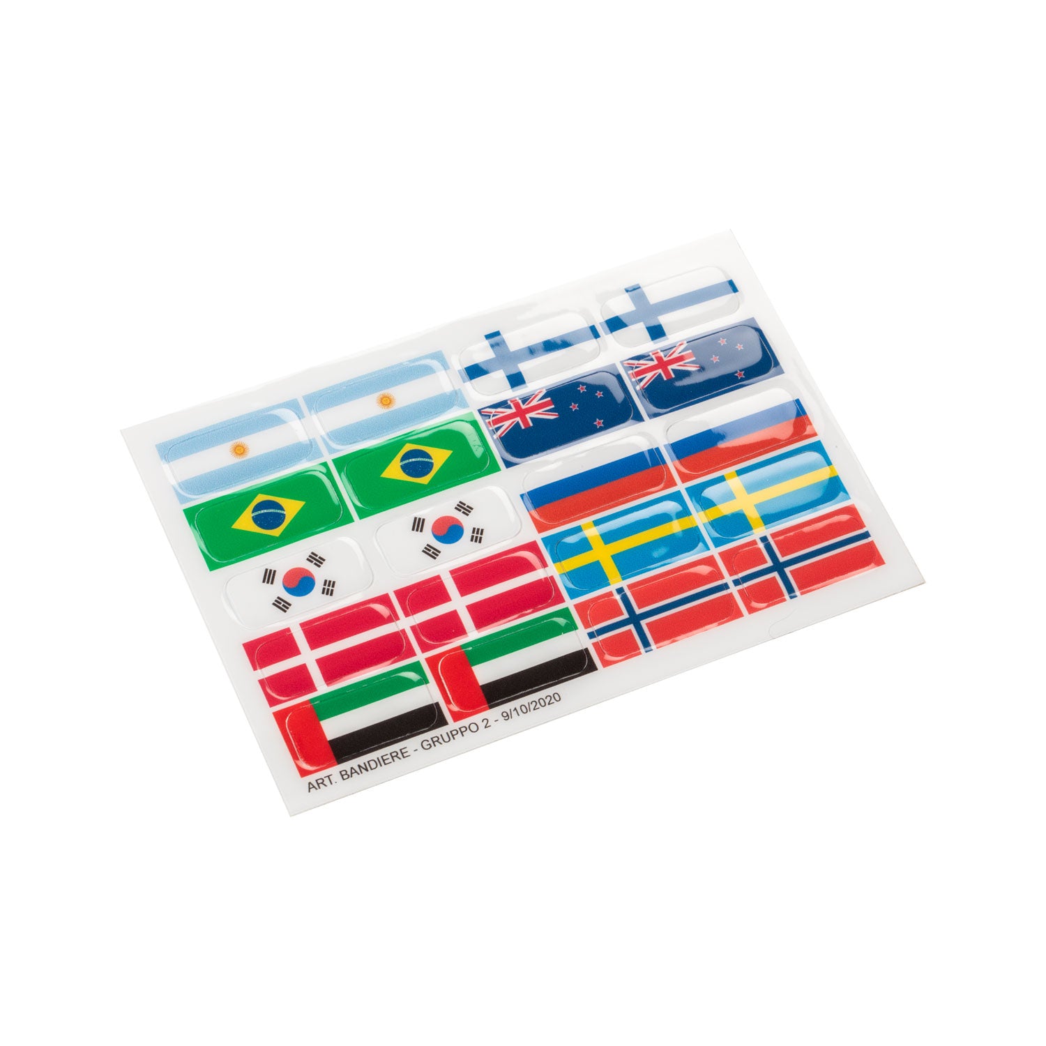 Steigbügel Zubehör Flag stickers set for Opera stirrups AC602