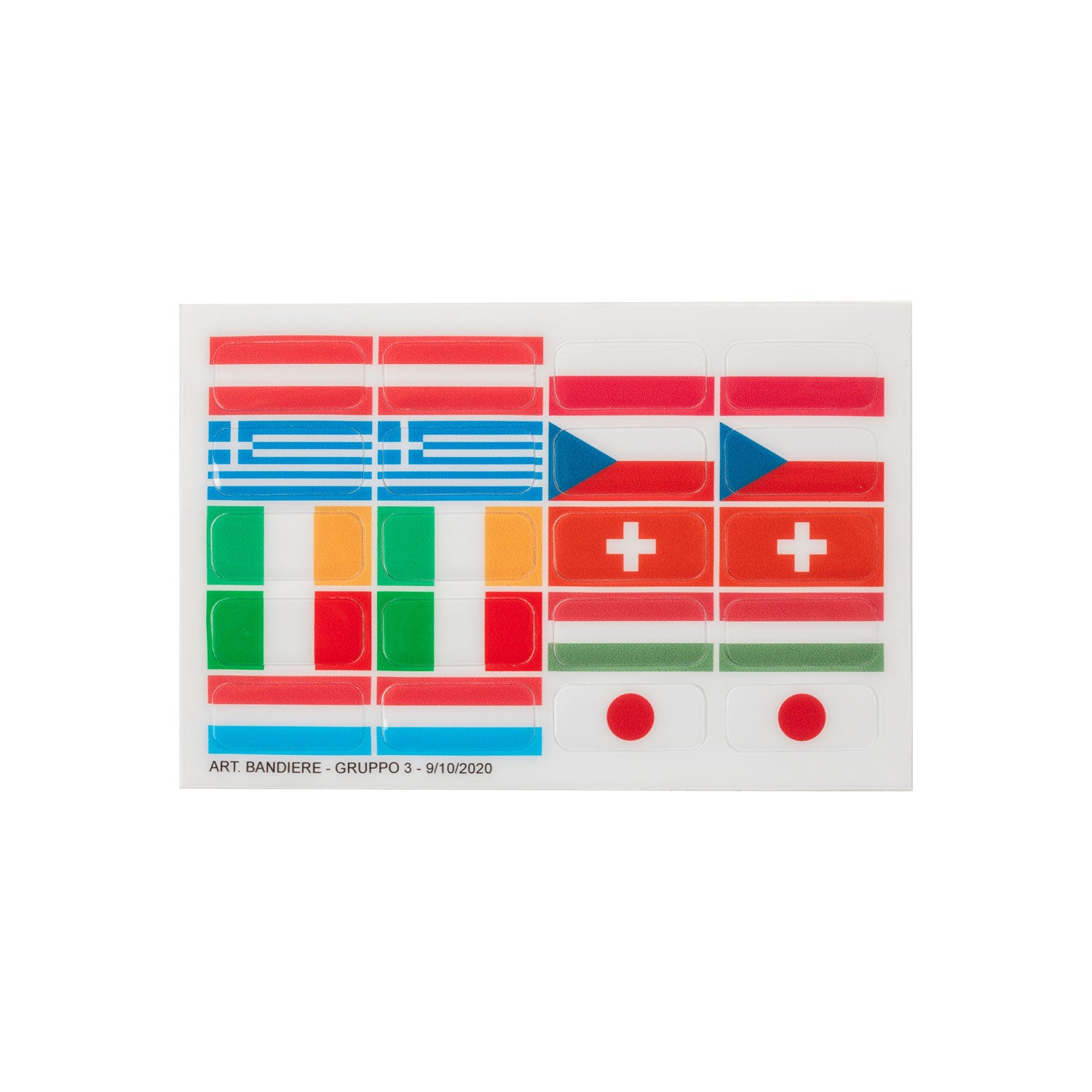 Steigbügel Zubehör Flag stickers set for Opera stirrups AC602