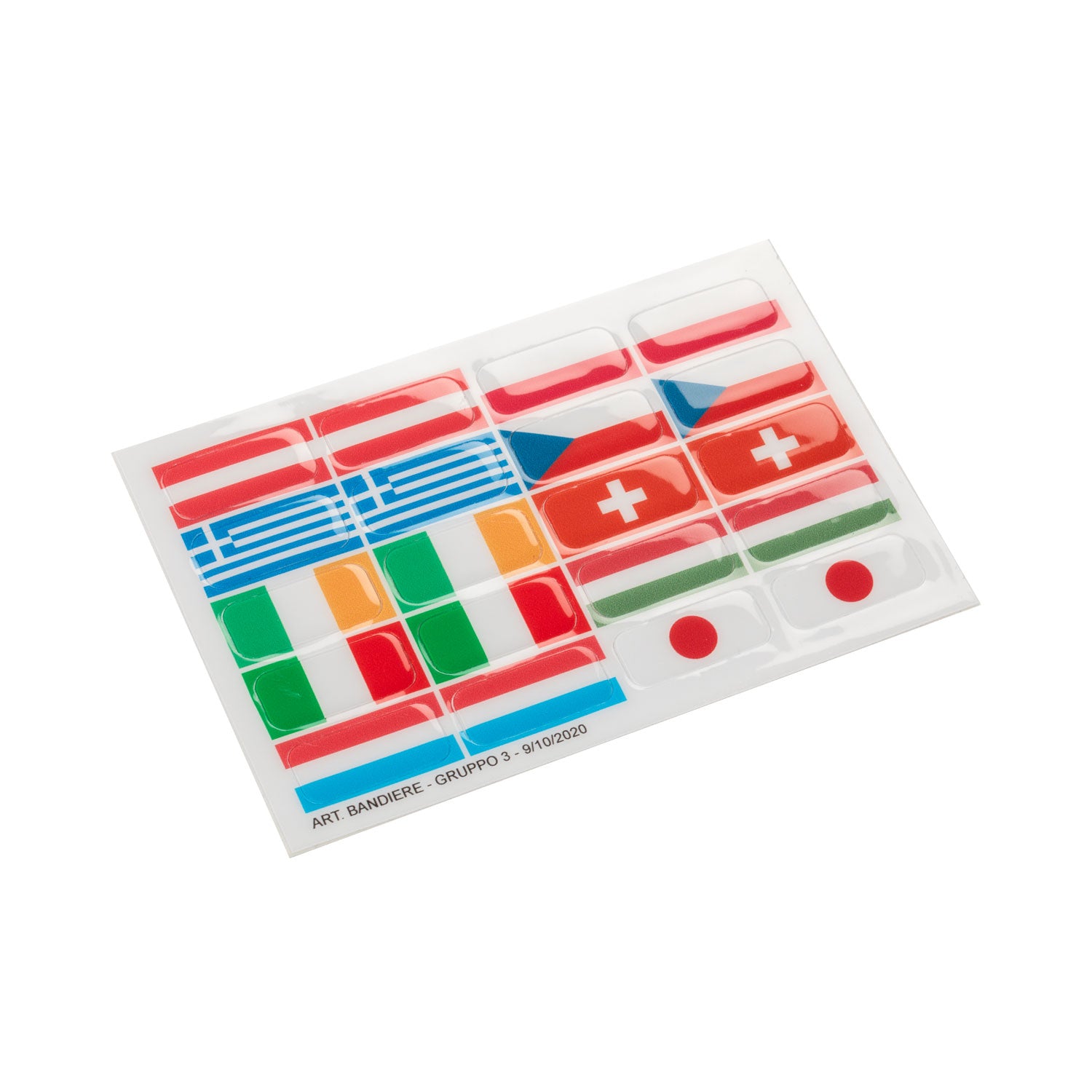 Steigbügel Zubehör Flag stickers set for Opera stirrups AC602