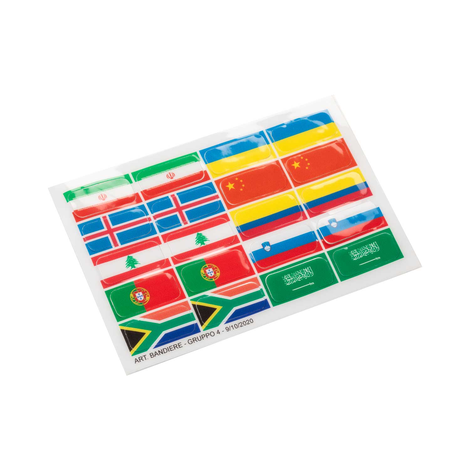 Steigbügel Zubehör Flag stickers set for Opera stirrups AC602