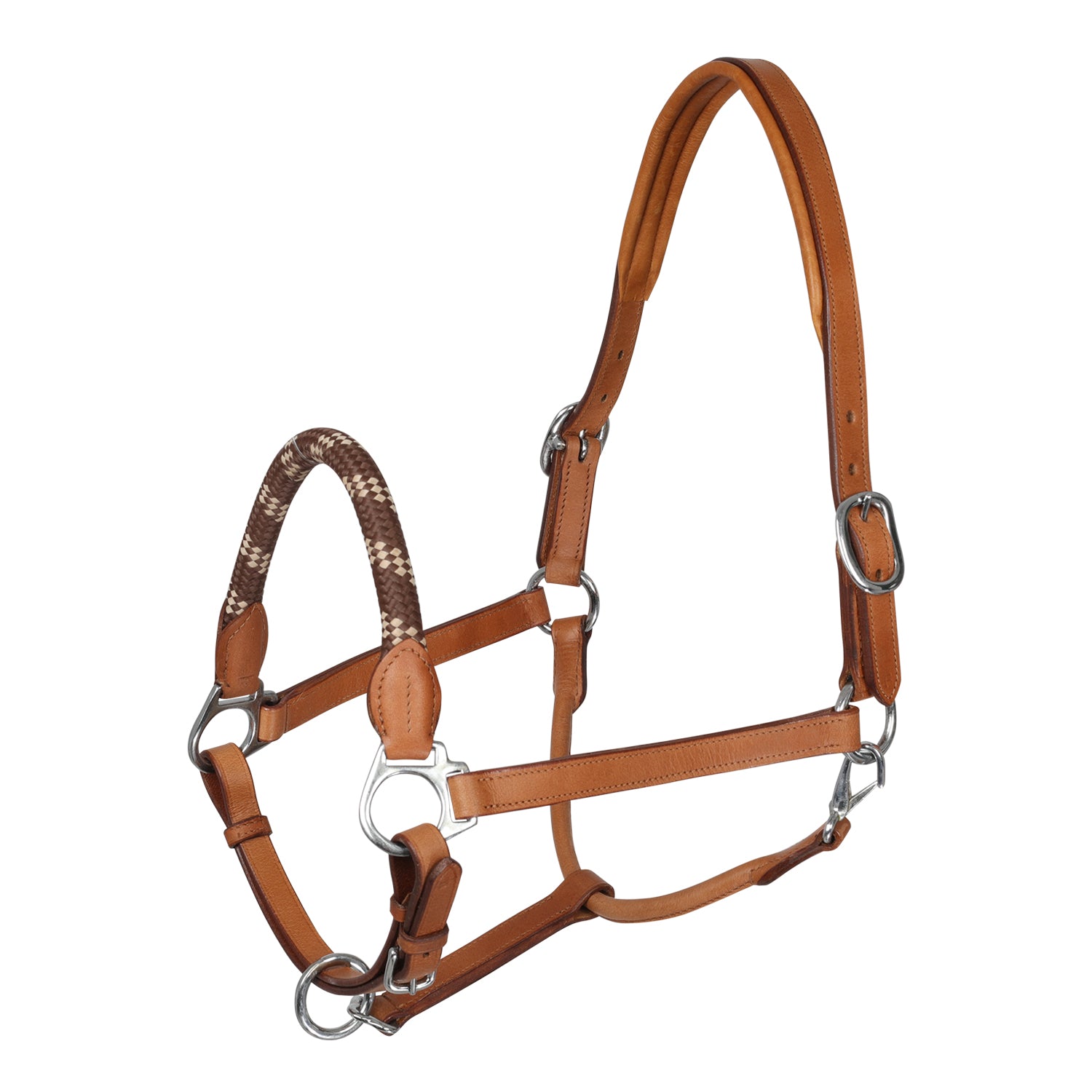 Halfter Halter anatomical leather rope noseband AC9707