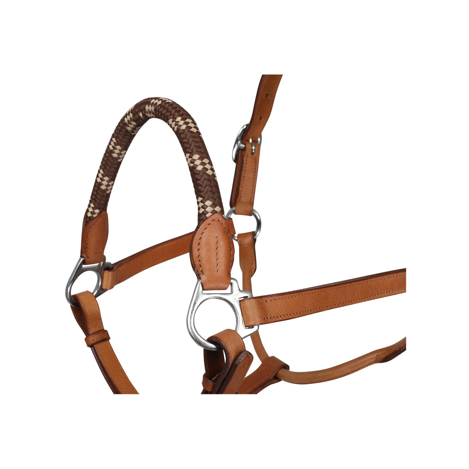 Halfter Halter anatomical leather rope noseband AC9707