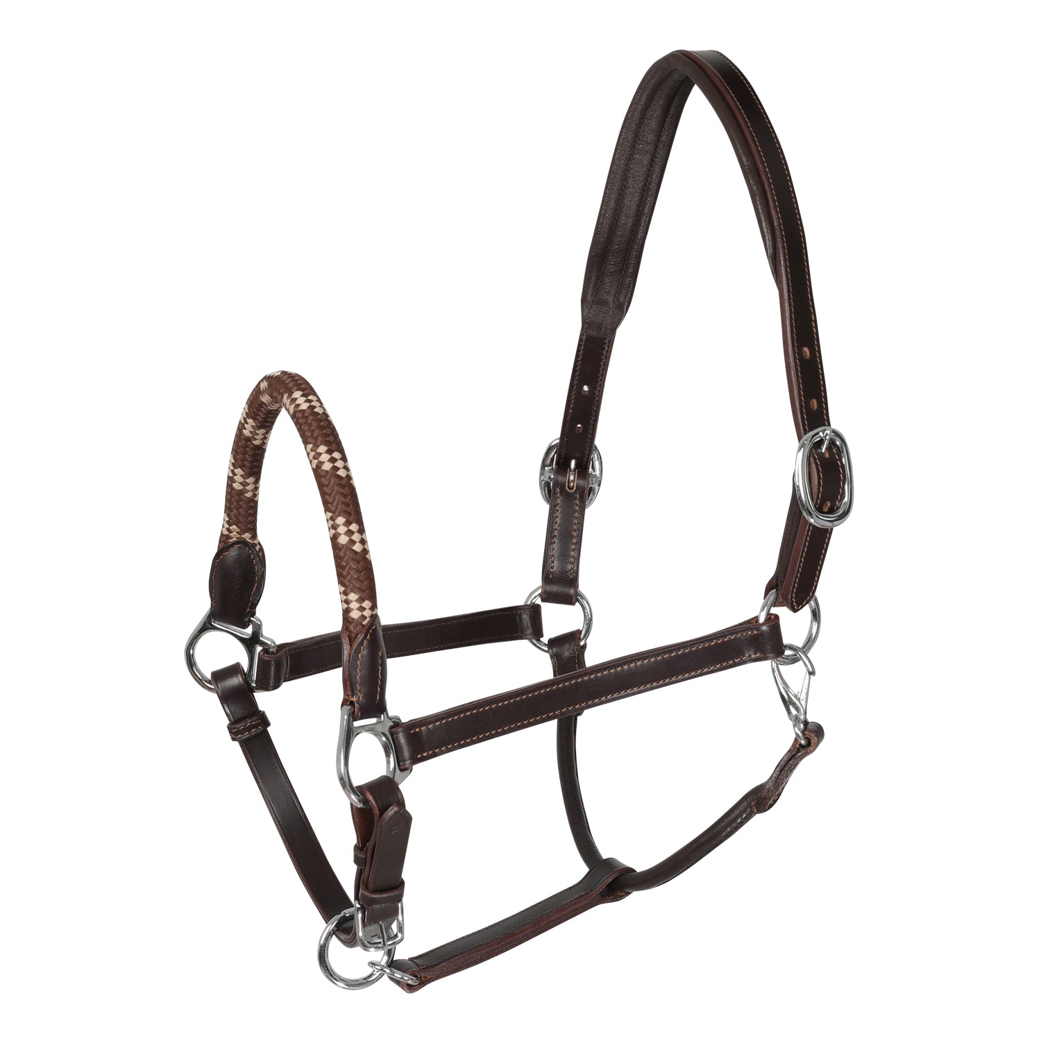 Halfter Halter anatomical leather rope noseband AC9707