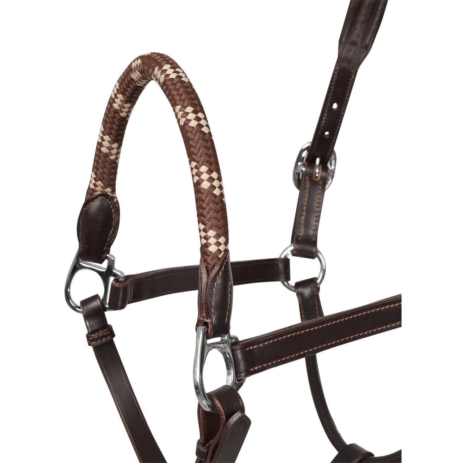 Halfter Halter anatomical leather rope noseband AC9707