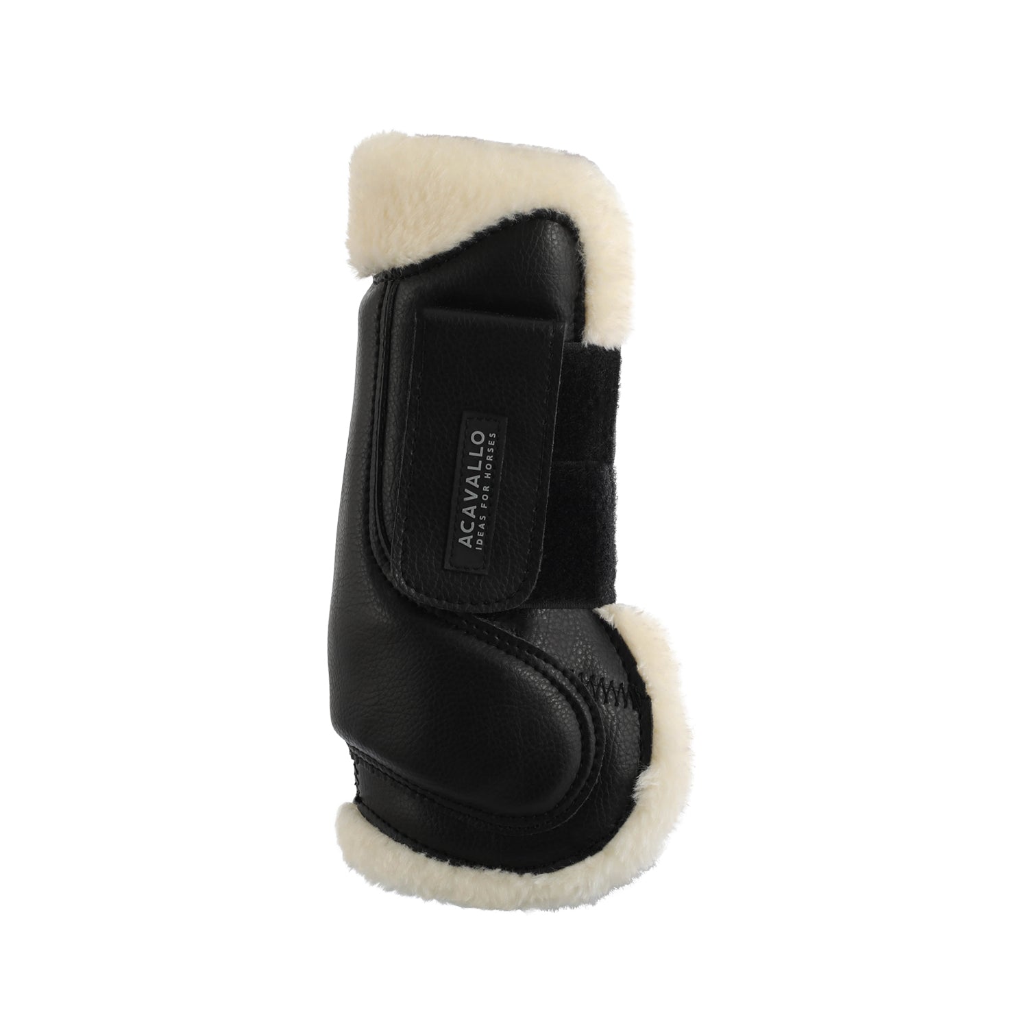 Gamaschen Jumping tendon boots faux sheepskin & Velcro closure AC9710