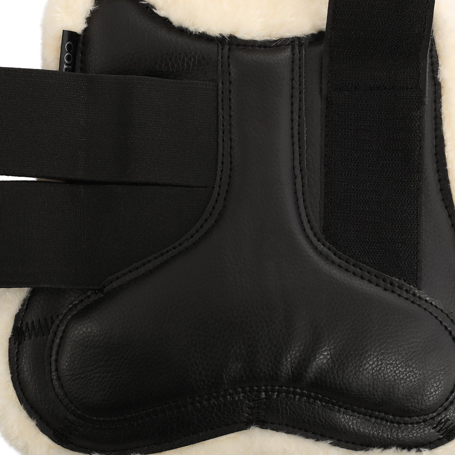 Gamaschen Jumping tendon boots faux sheepskin & Velcro closure AC9710