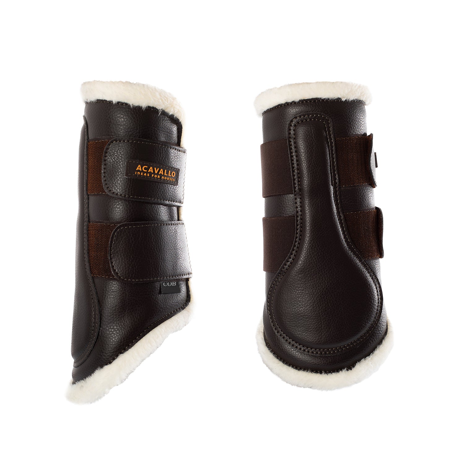 Gamaschen Front brushing boots faux sheepskin & Velcro closure AC9714