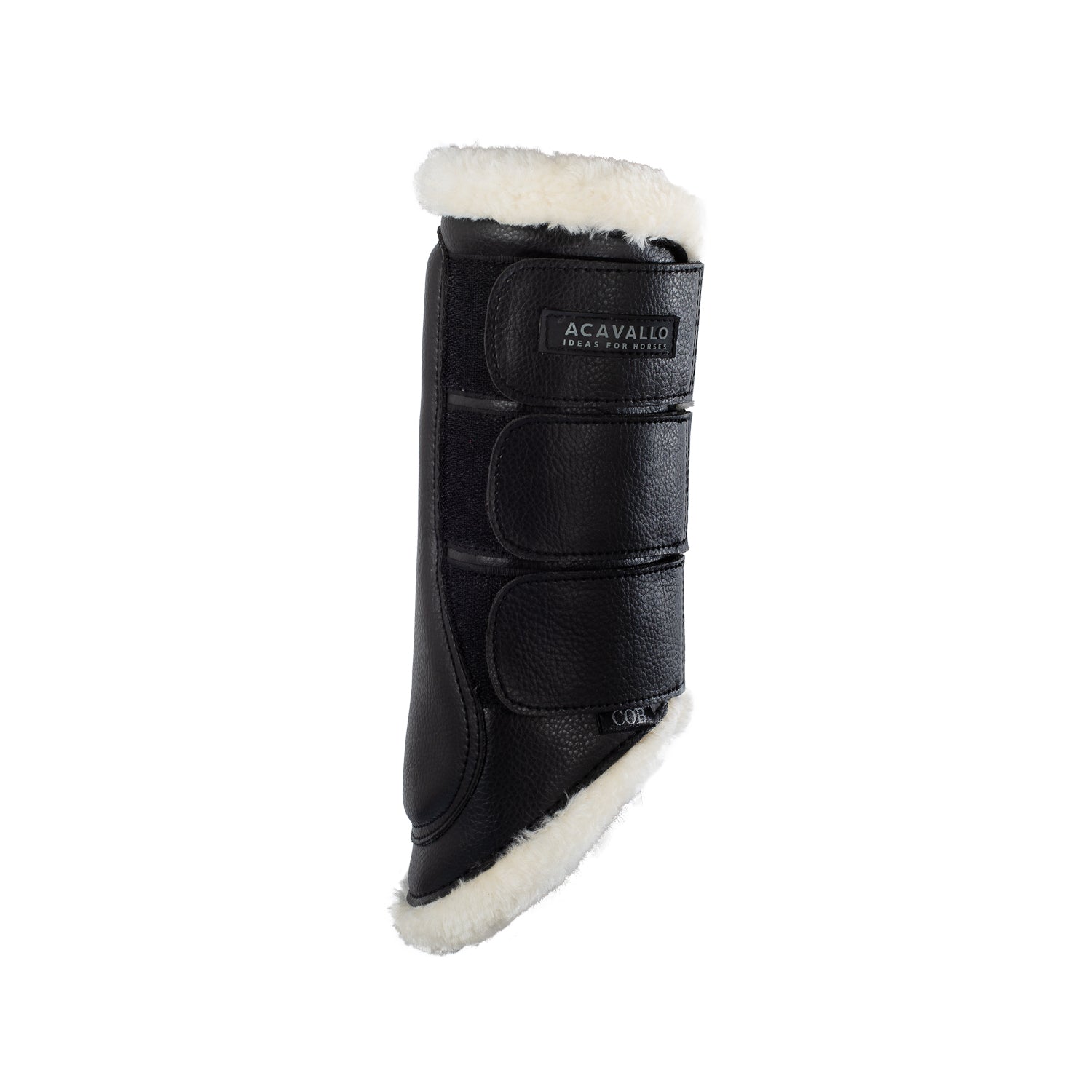 Gamaschen Hind brushing boots faux sheepskin & triple Velcro AC9716