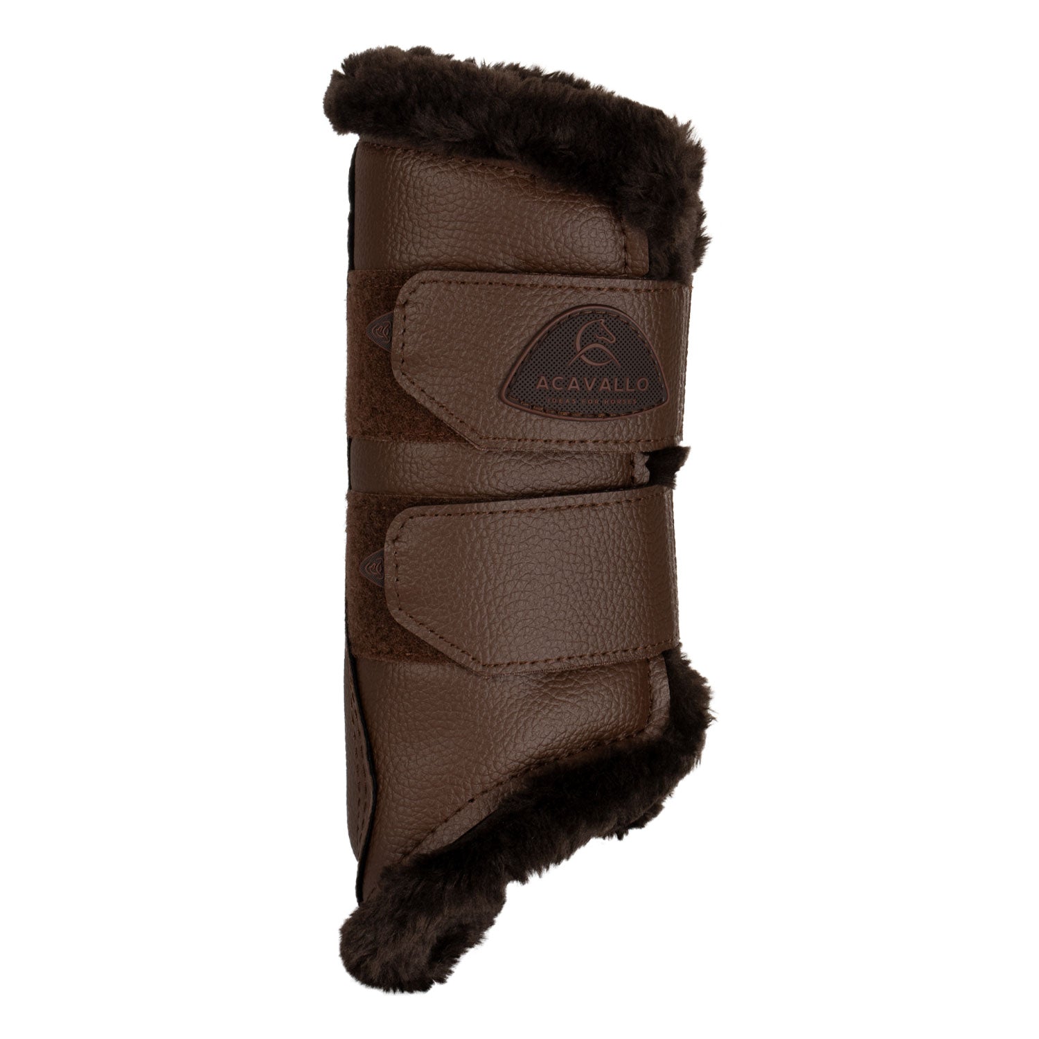 Gamaschen Front brushing boots eco-leather & faux sheepskin AC9725